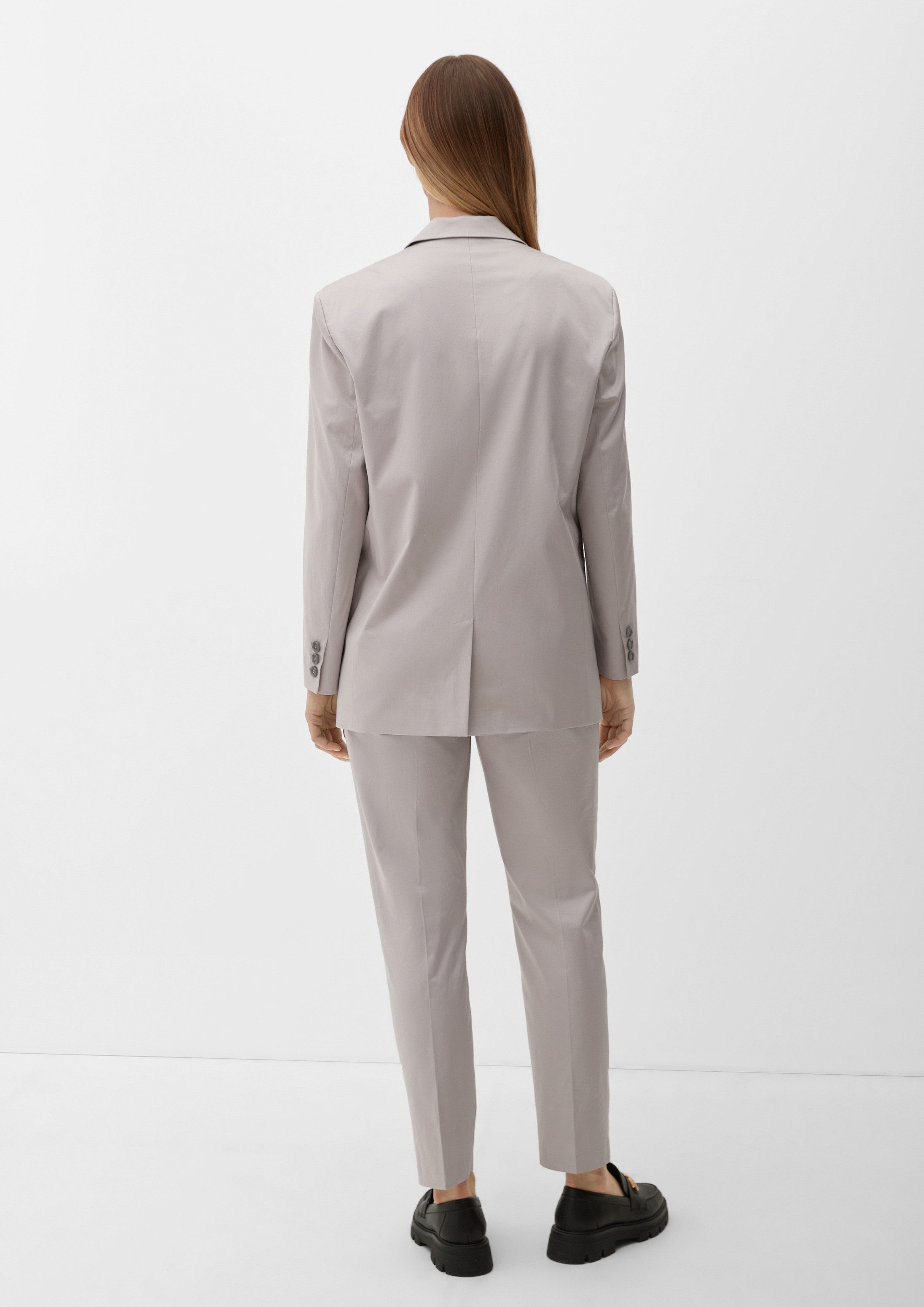 s.Oliver Jackenblazer Indoor-Blazer Blazer aus Baumwollstretch