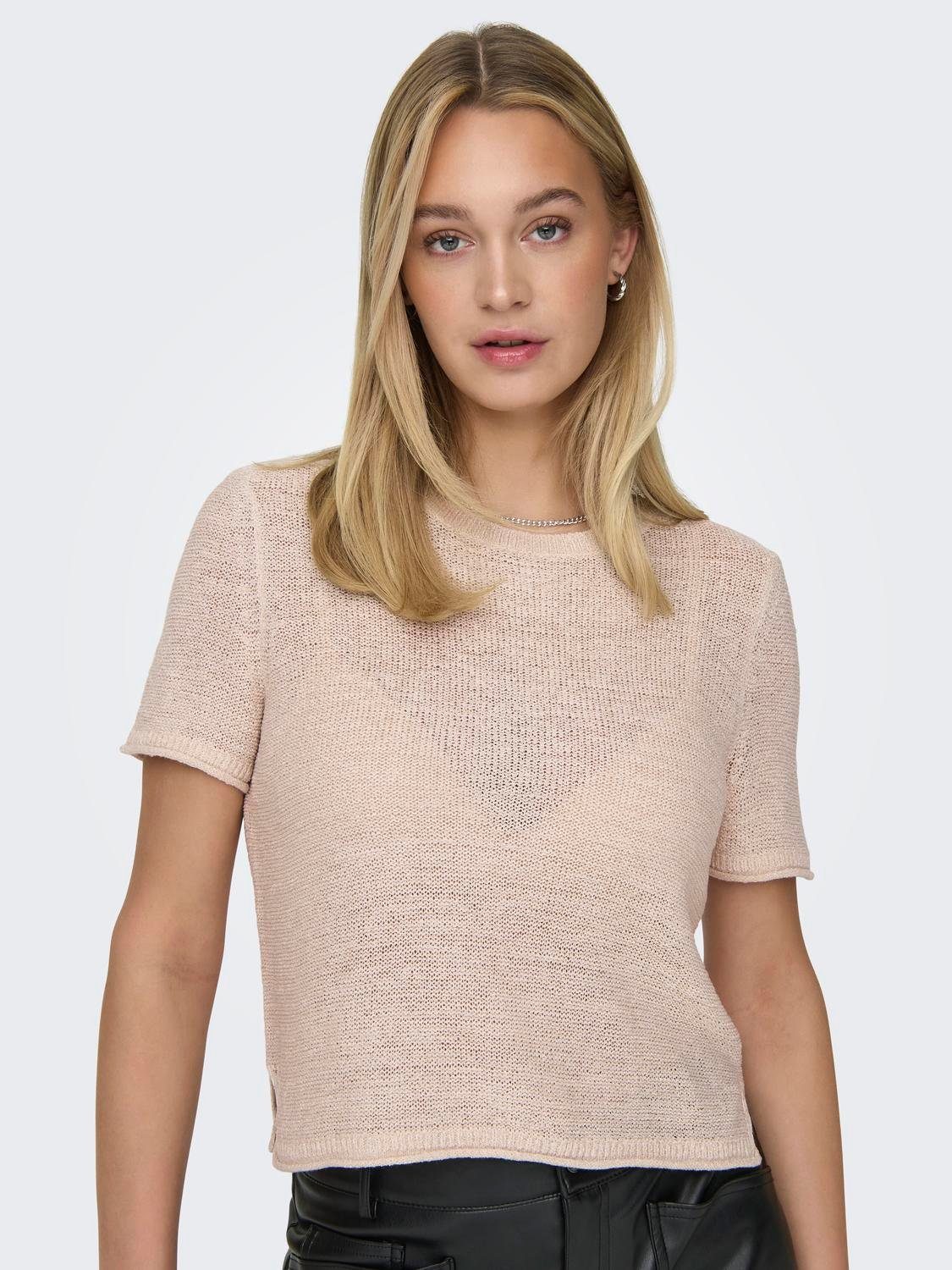 ONLY Kurzarmpullover ONLSUNNY S/S PULLOVER NOOS KNT mit Strukturmuster günstig online kaufen