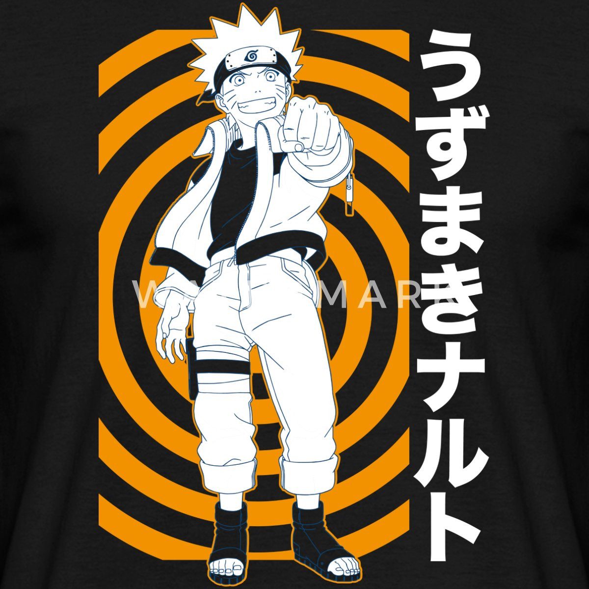 Spreadshirt T-Shirt Naruto Cooles Design Mit Naruto Männer T-Shirt (1-tlg)