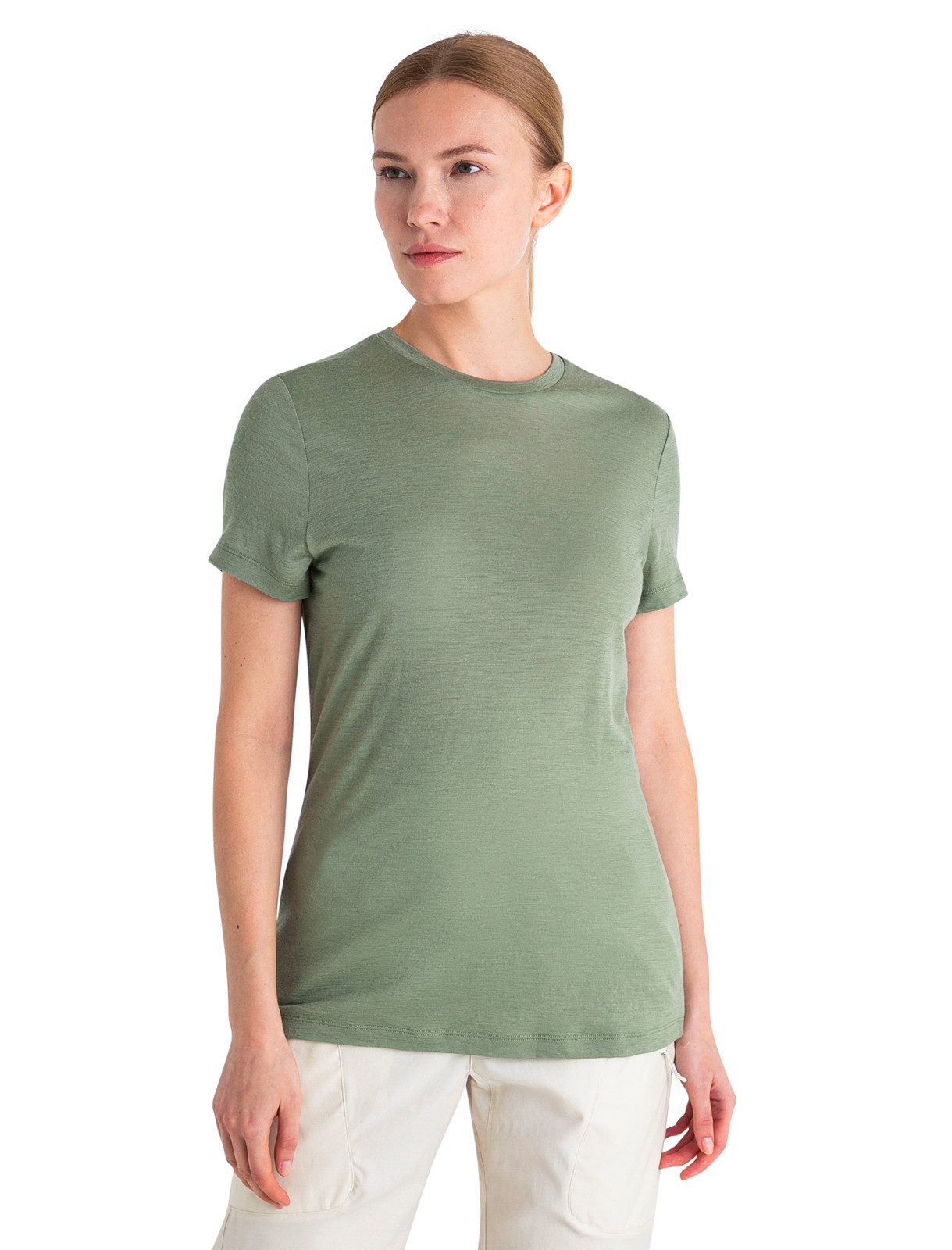 Icebreaker T-Shirt W Mer 150 Tech Lite III SS Tee LICHEN