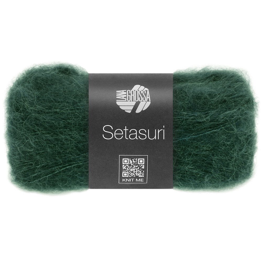 LANA GROSSA SETASURI Häkelwolle, 212 m (Feines Lace-Garn aus Alpaka (Suri) und Seide), 25 g