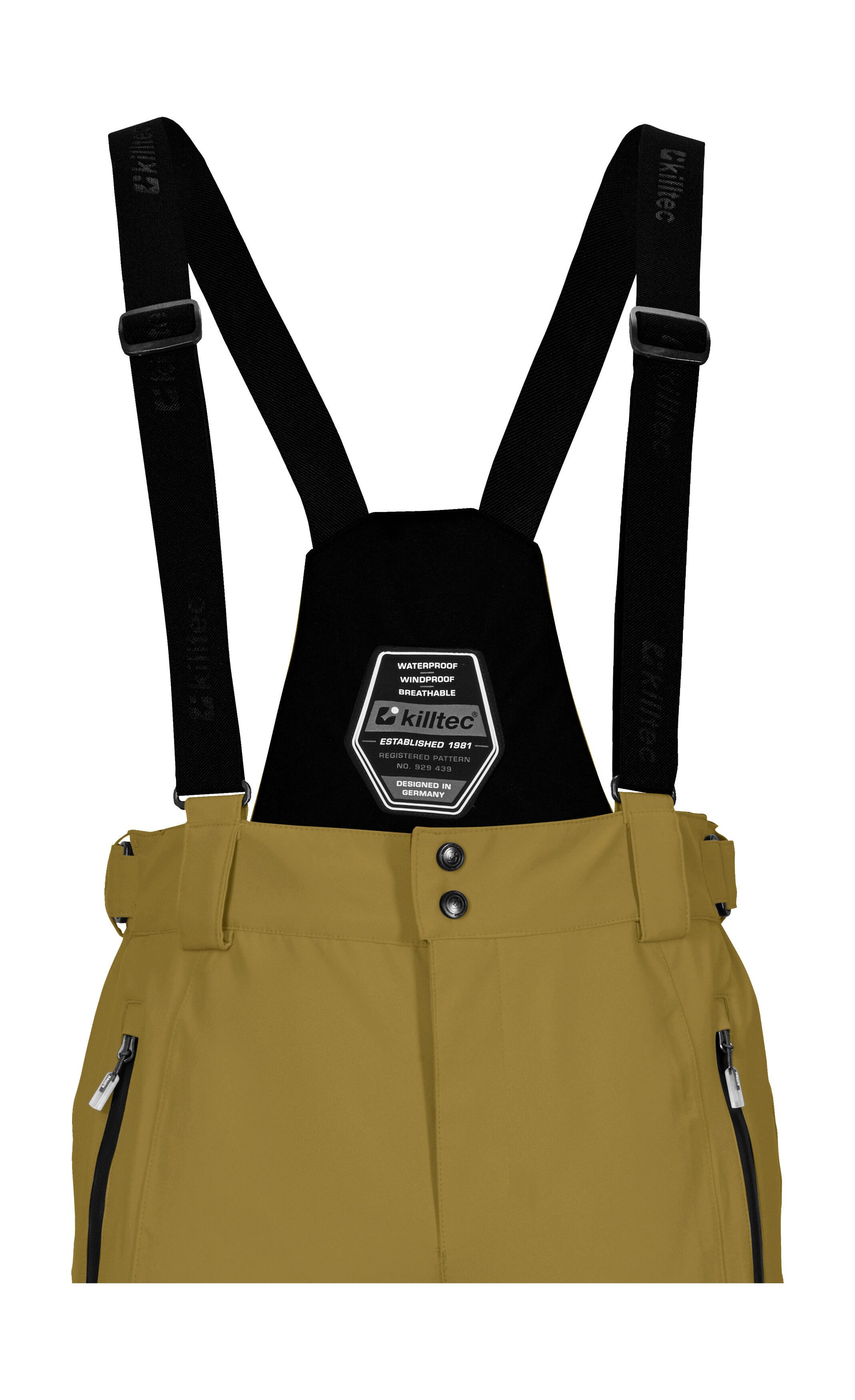 Killtec Skihose KSW 100 MN SKI PNTS Wind- und wasserdichte Skihose, verstellbar, mit Schneefängen