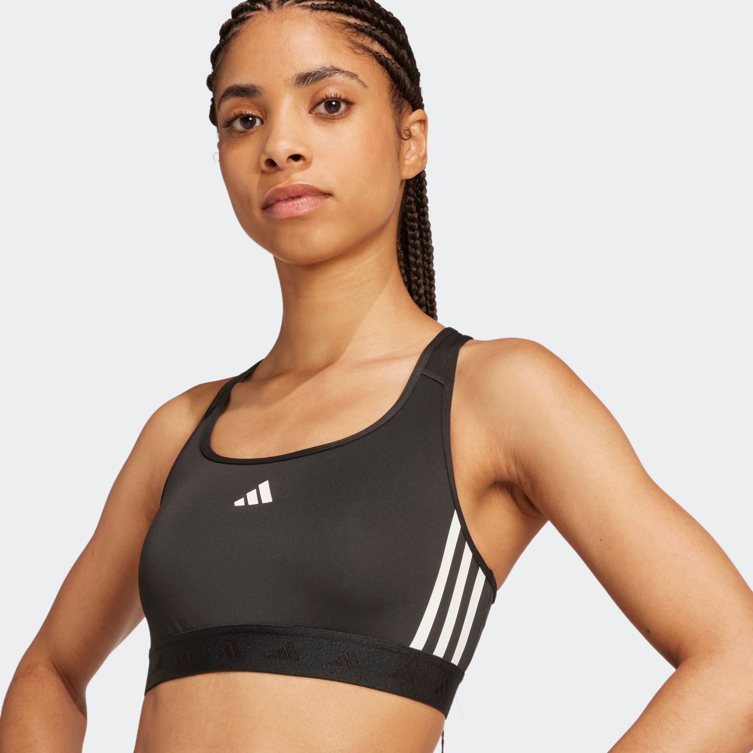 adidas Performance Sport-BH POWERREACT TRAINING MEDIUM-SUPPORT HYPERGLAM