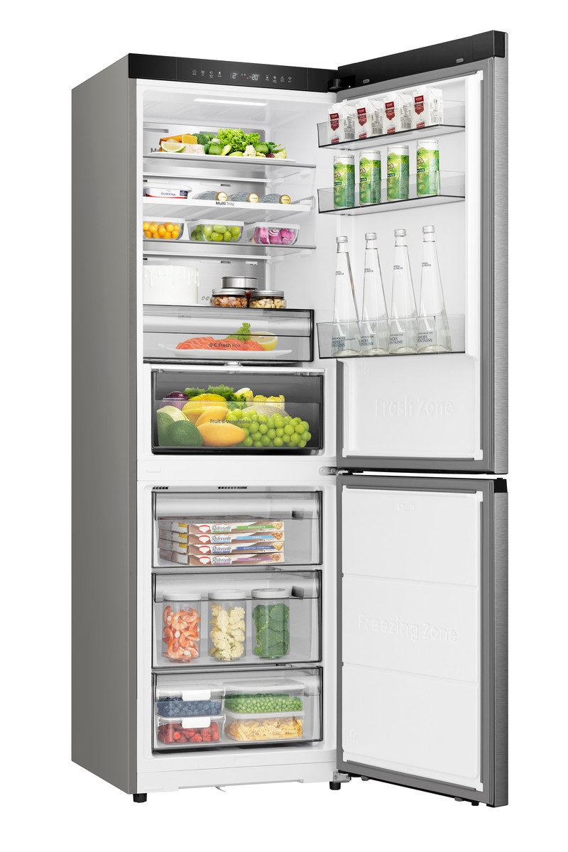 Hisense Kühl-/Gefrierkombination RB3K330SAIC, 185,6 cm hoch, 59,5 cm breit, Total NoFrost