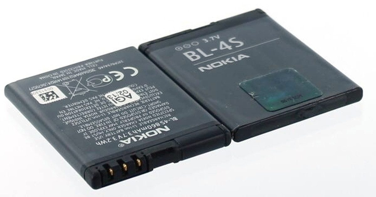 Akku für Nokia 7020 Li-Ion 3,7 Volt 860 mAh schwarz Handy-Akku