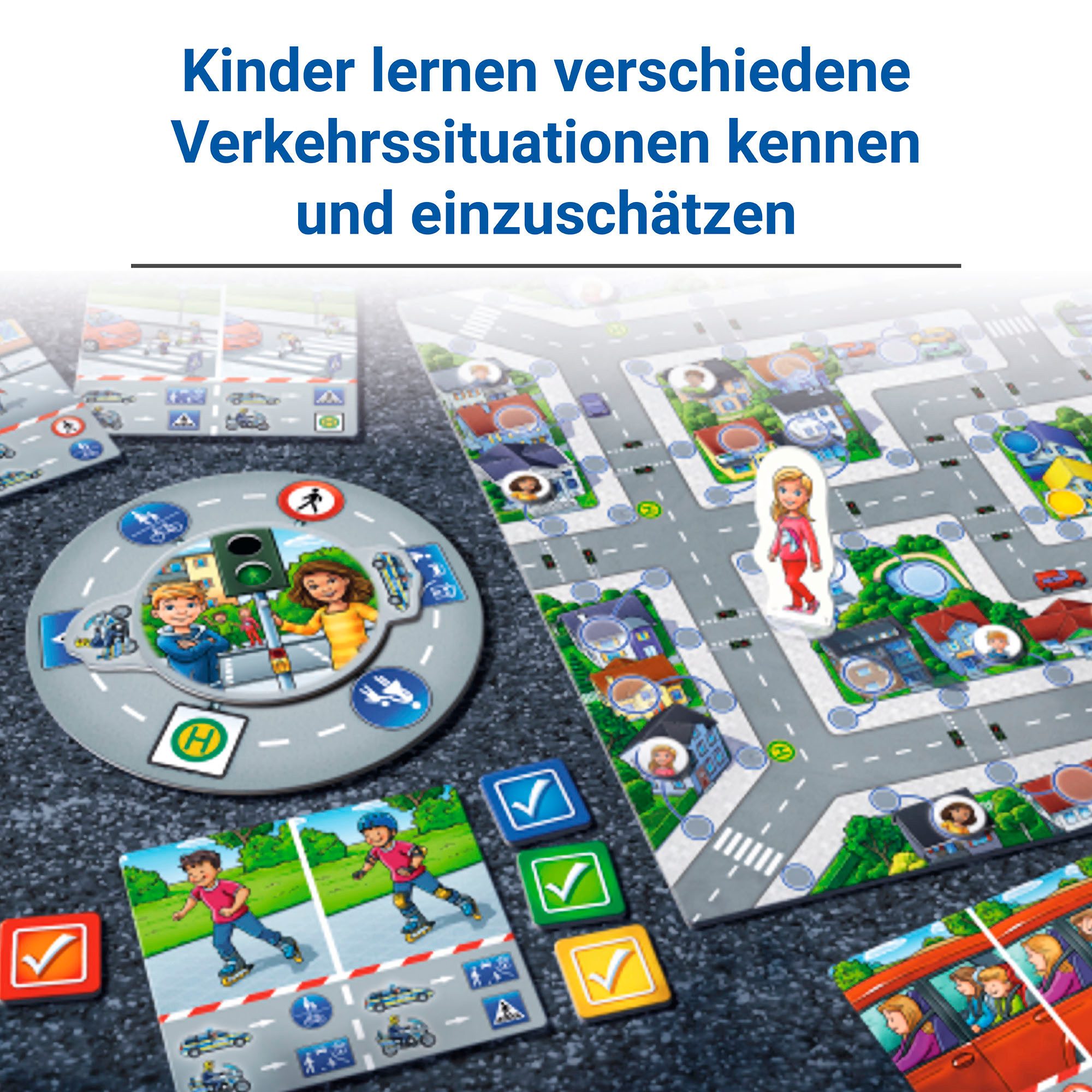 Ravensburger Spiel Rund um den Verkehr, Lernspiel, Made in Europe