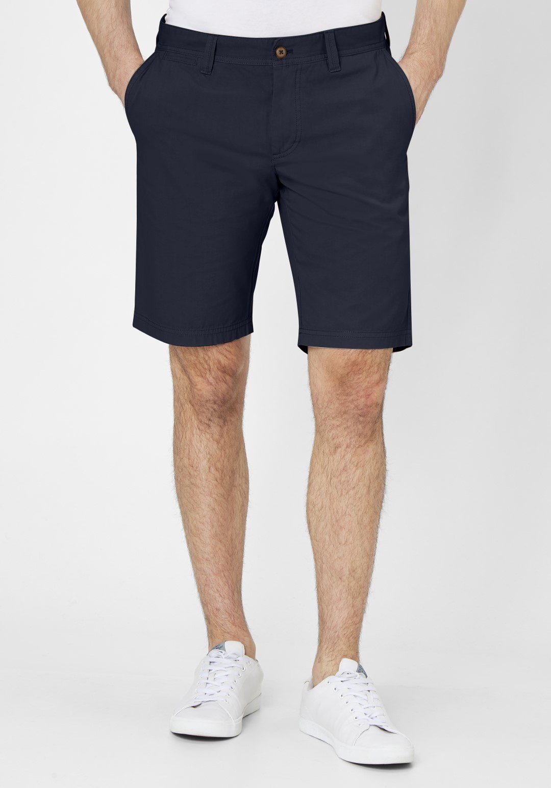 Redpoint Chinoshorts Surray sommerliche Shorts aus reiner Baumwolle navy
