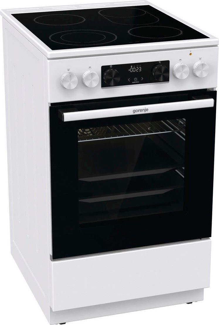 GORENJE Elektro-Standherd GECS5C70WA, mit 1-fach-Teleskopauszug, Aqua Clean, Knusprig genießen – ganz ohne Extra-Kalorien - dank AirFry-Funktion – Bild 2 von 5