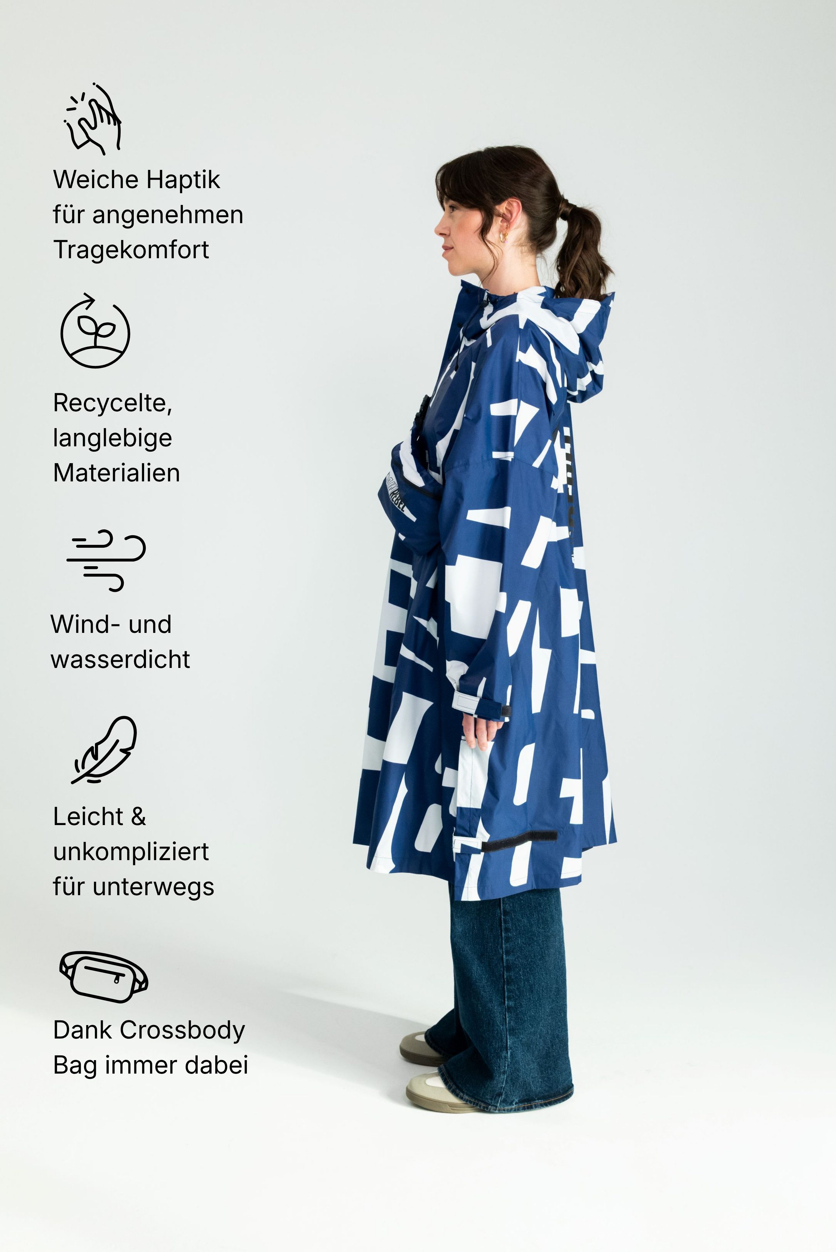 RAINREBEL Regenponcho ARCTIC