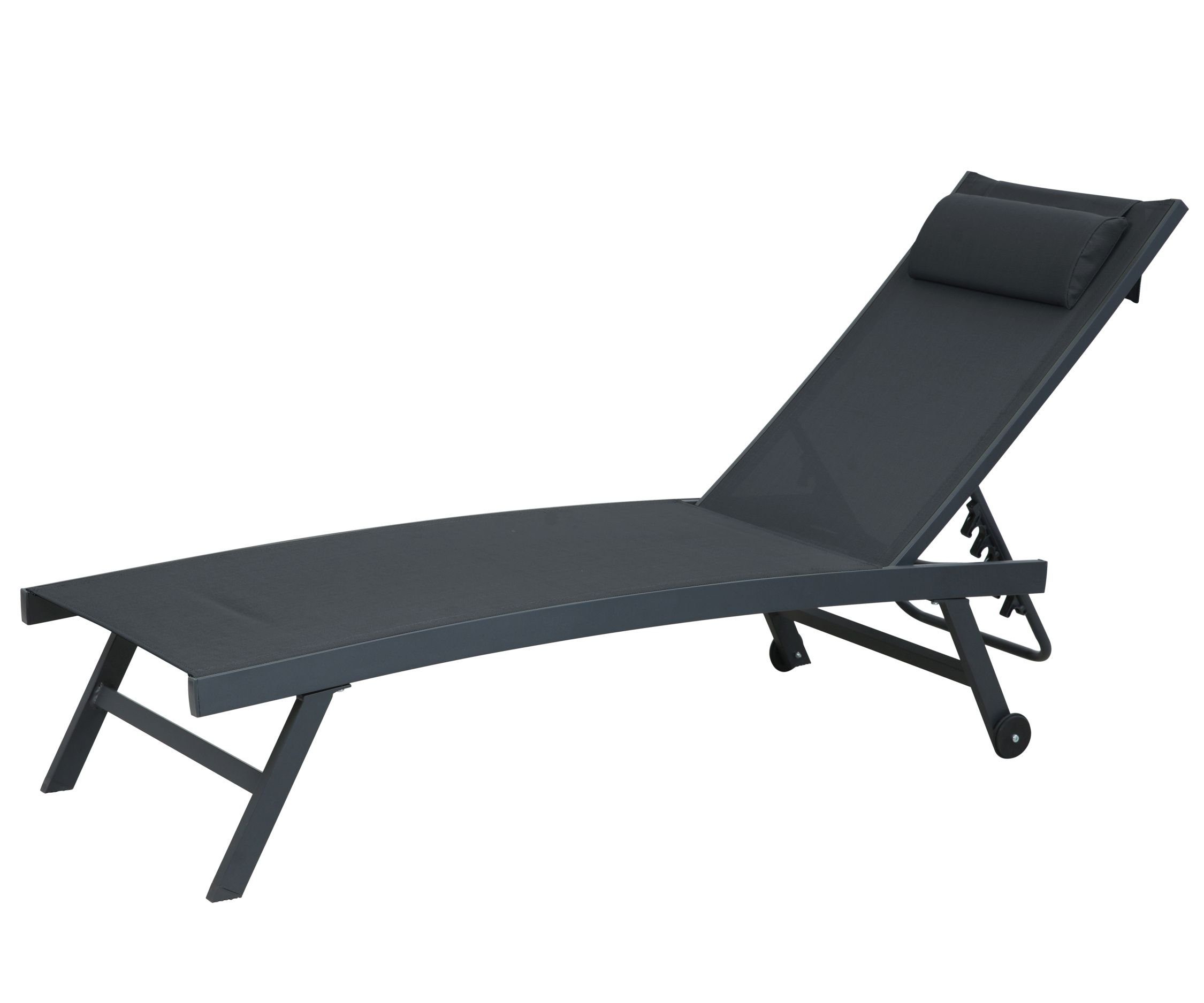 Gardissimo Rollliege Elli anthrazit Gartenliege Sonnenliege günstig online kaufen