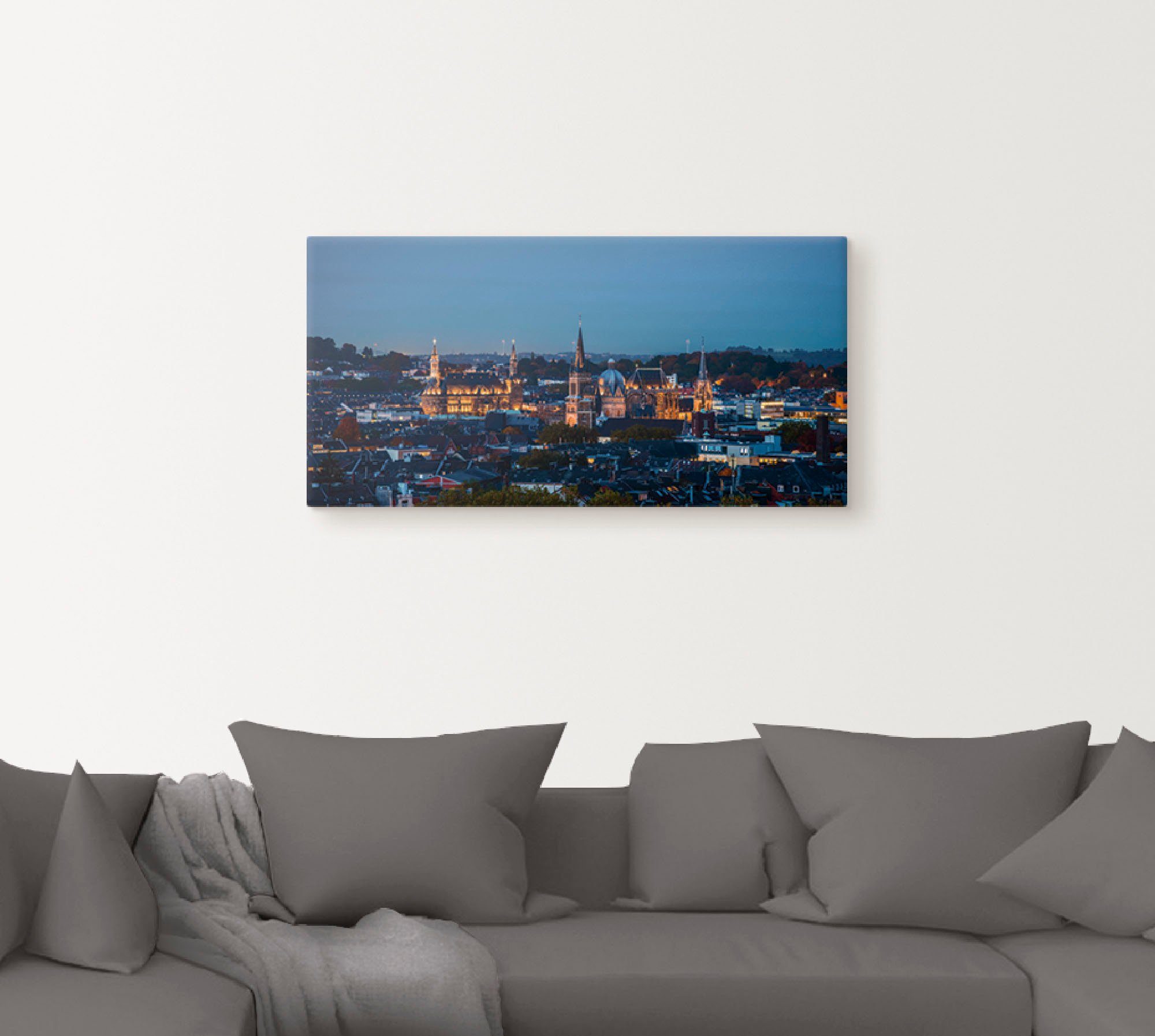 Artland Wandbild »Aachen Skyline II«, Deutschland (1 Stück), in vielen Größen & Produktarten - Alubild / Outdoorbild für den Außenbereich, Leinwandbild, Poster, Wandaufkleber / Wandtattoo auch für Badezimmer geeignet-kaufen