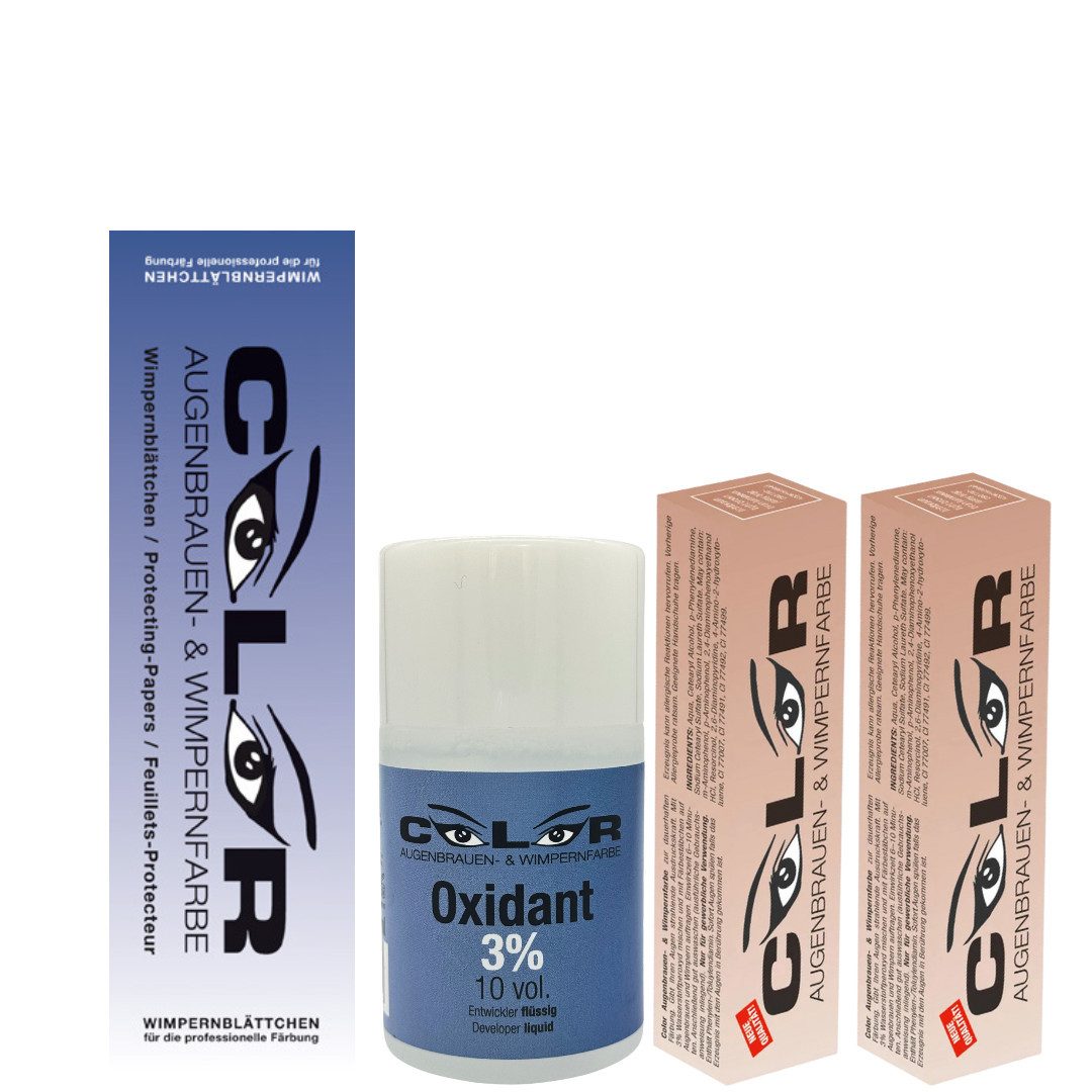 Comair Germany Augenbrauenfarbe Color Augenbrauen- & Wimpernfarbe Set