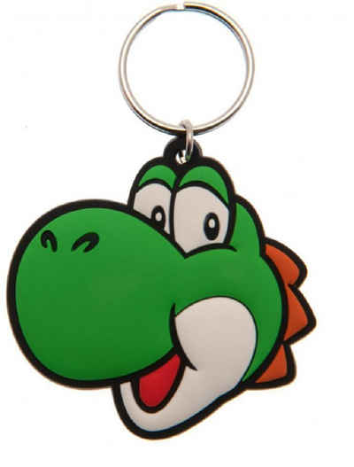 Nintendo Schlüsselanhänger Schlüsselanhänger Kinder Mini Super Mario Yoshi Anhänger keychain 6 cm, Schlüsselanhänger Haustierschlüsselanhänger Geschenk Hund Frau Herren