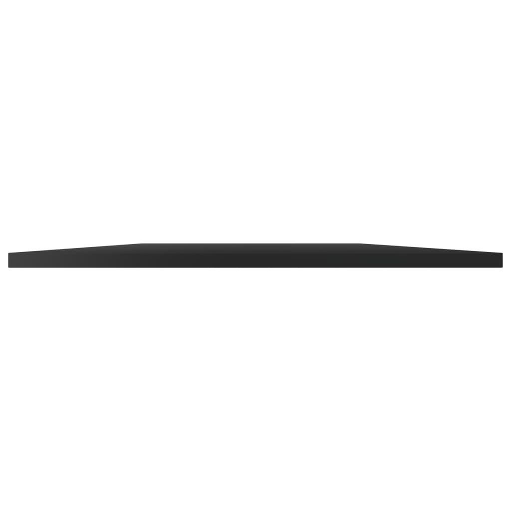 vidaXL Einlegeboden in Hochglanz-Schwarz. Abmessungen (LxBxH) 50x80x1,5 cm (8er-Set)