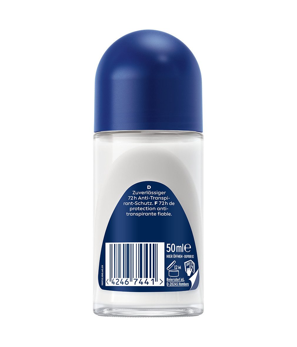 Nivea Men Deo-Roller Deodorant Men Derma Control Defend Roll-On 6 x 50ml, 6-tlg.