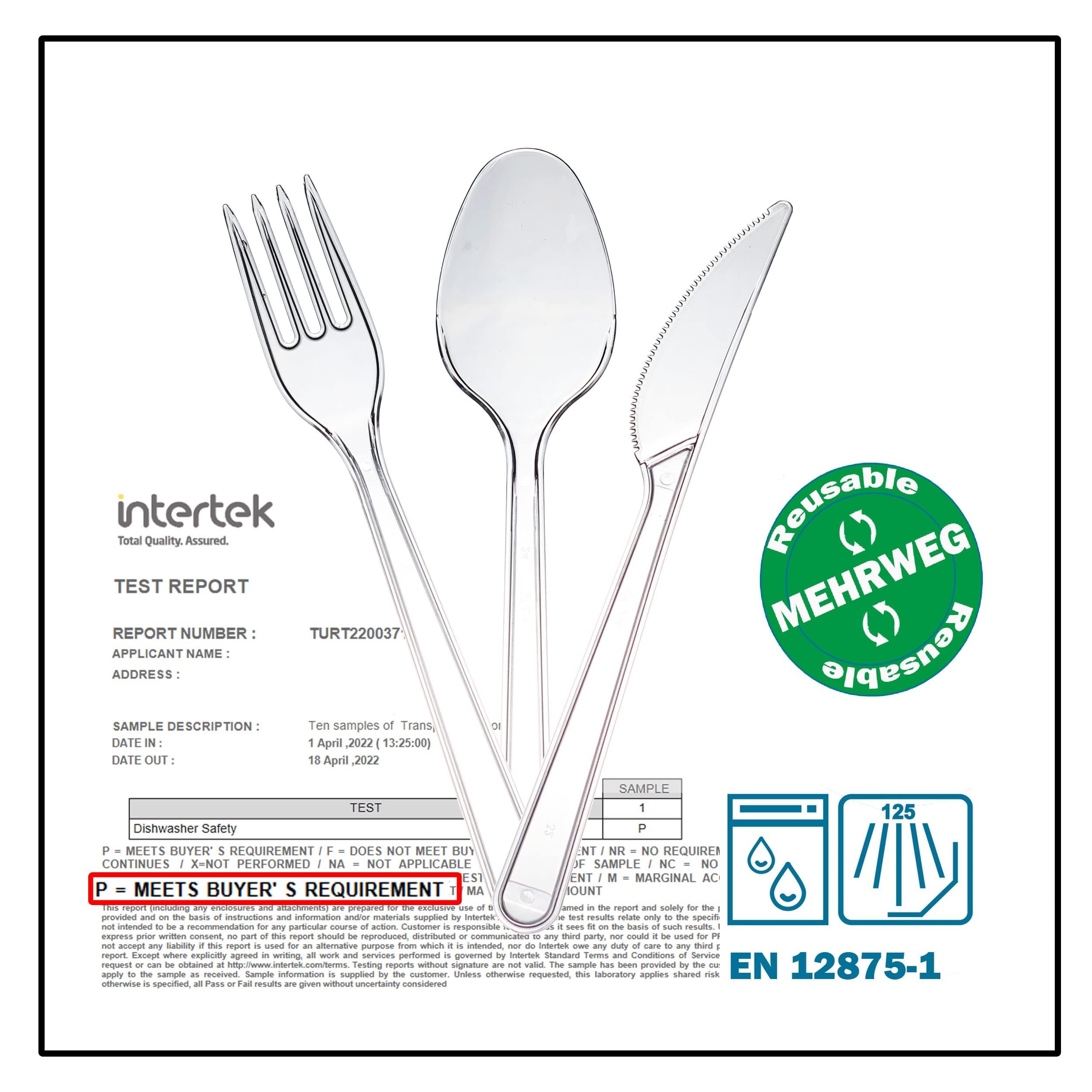 YI Bestecklöffel Löffel weiss Plastik - Besteck - Lebensmittelecht-200 St