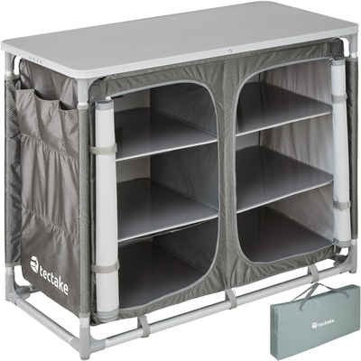 tectake Campingtisch Campingküche 97x47,5x78cm (1-St., 1 tlg)