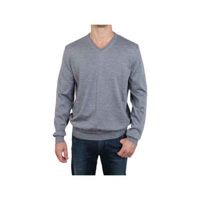 OLYMP V-Ausschnitt-Pullover silber regular (1-tlg)