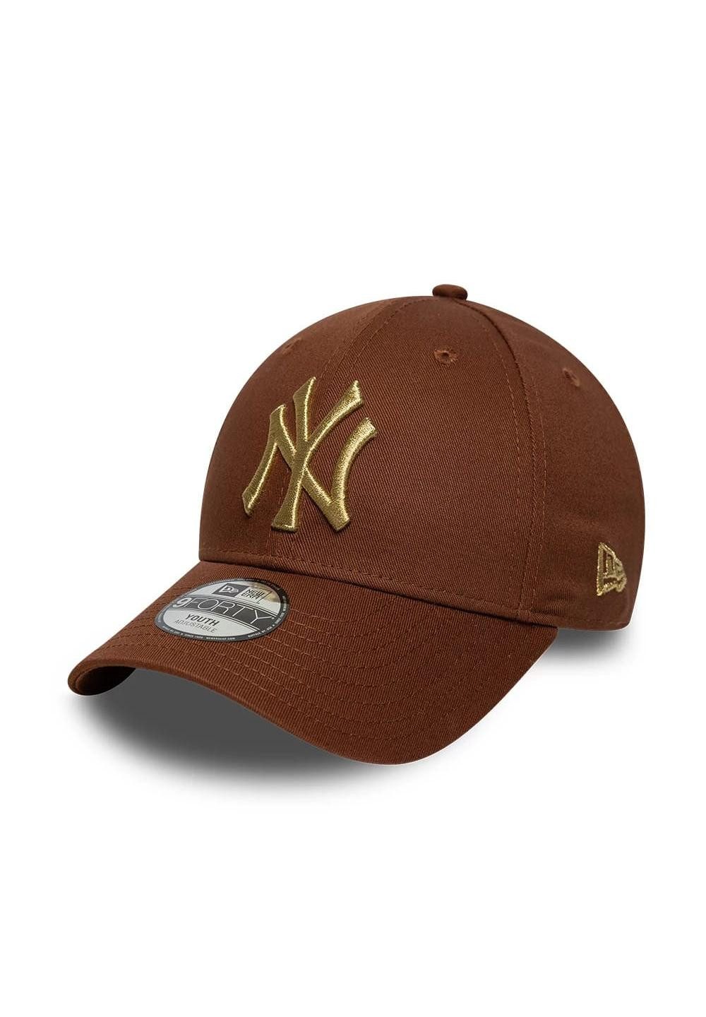 New Era Baseball Cap New York Yankees Metallic 9Forty Adjustable New Era Cap Braun (1-St)