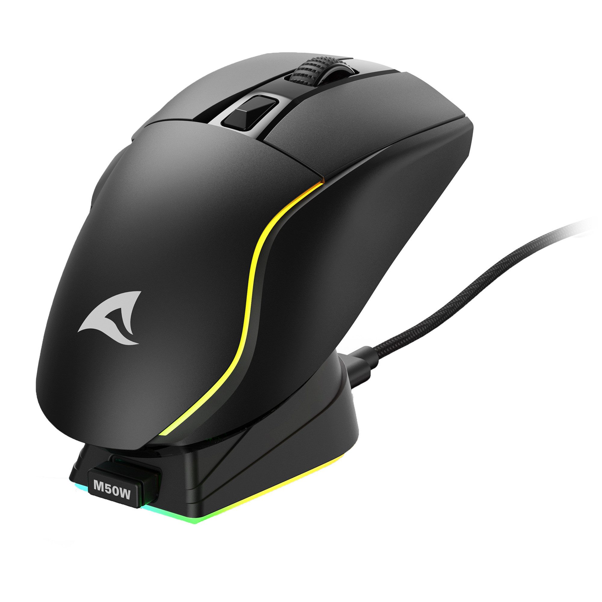 Sharkoon Sharkoon SKILLER SGM50W, Gaming-Maus, (inkl. Maus (Funk)