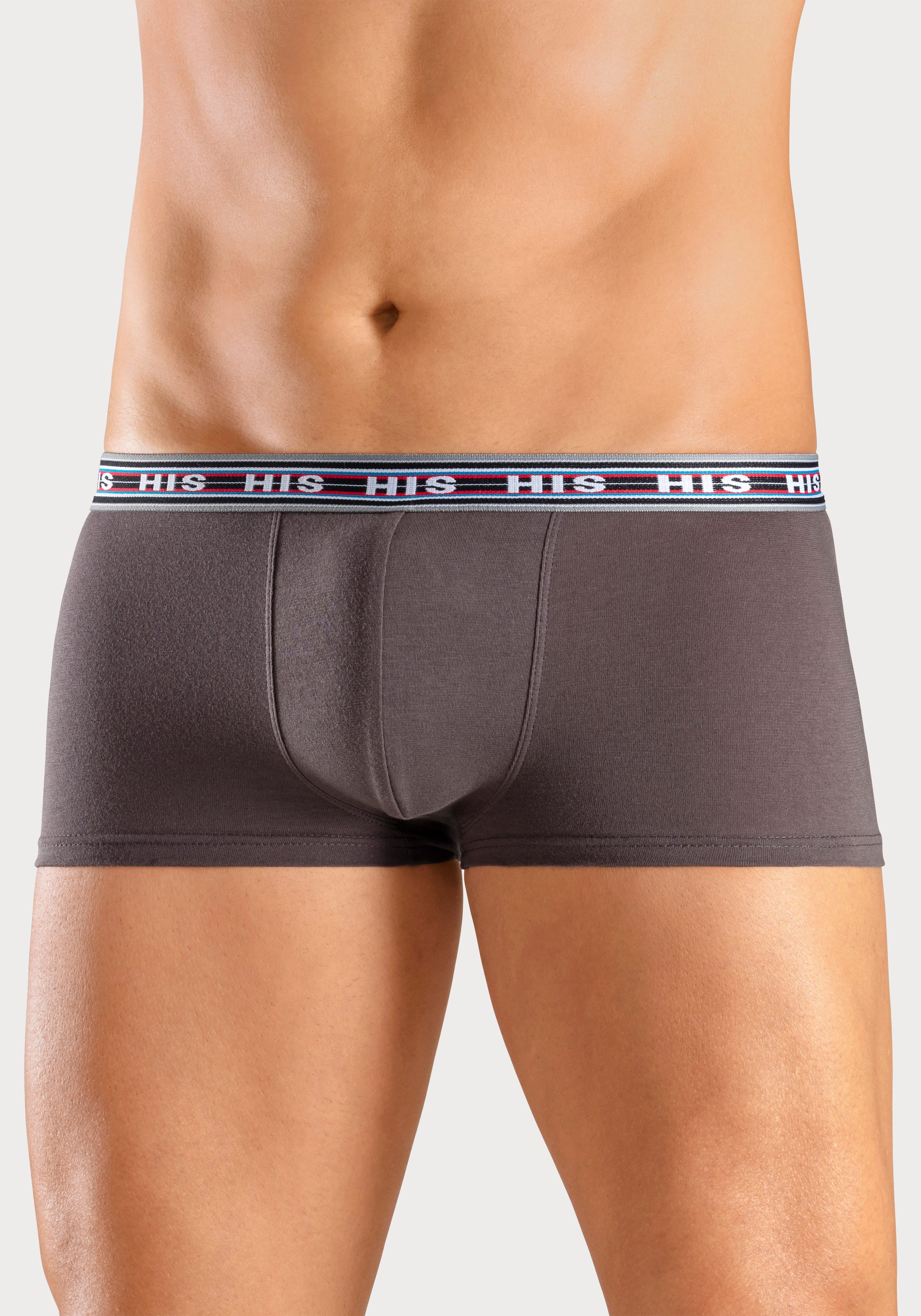 H.I.S Hipster (Packung, 5-St) knapp sitzende Boxershorts aus Baumwoll-Stretch