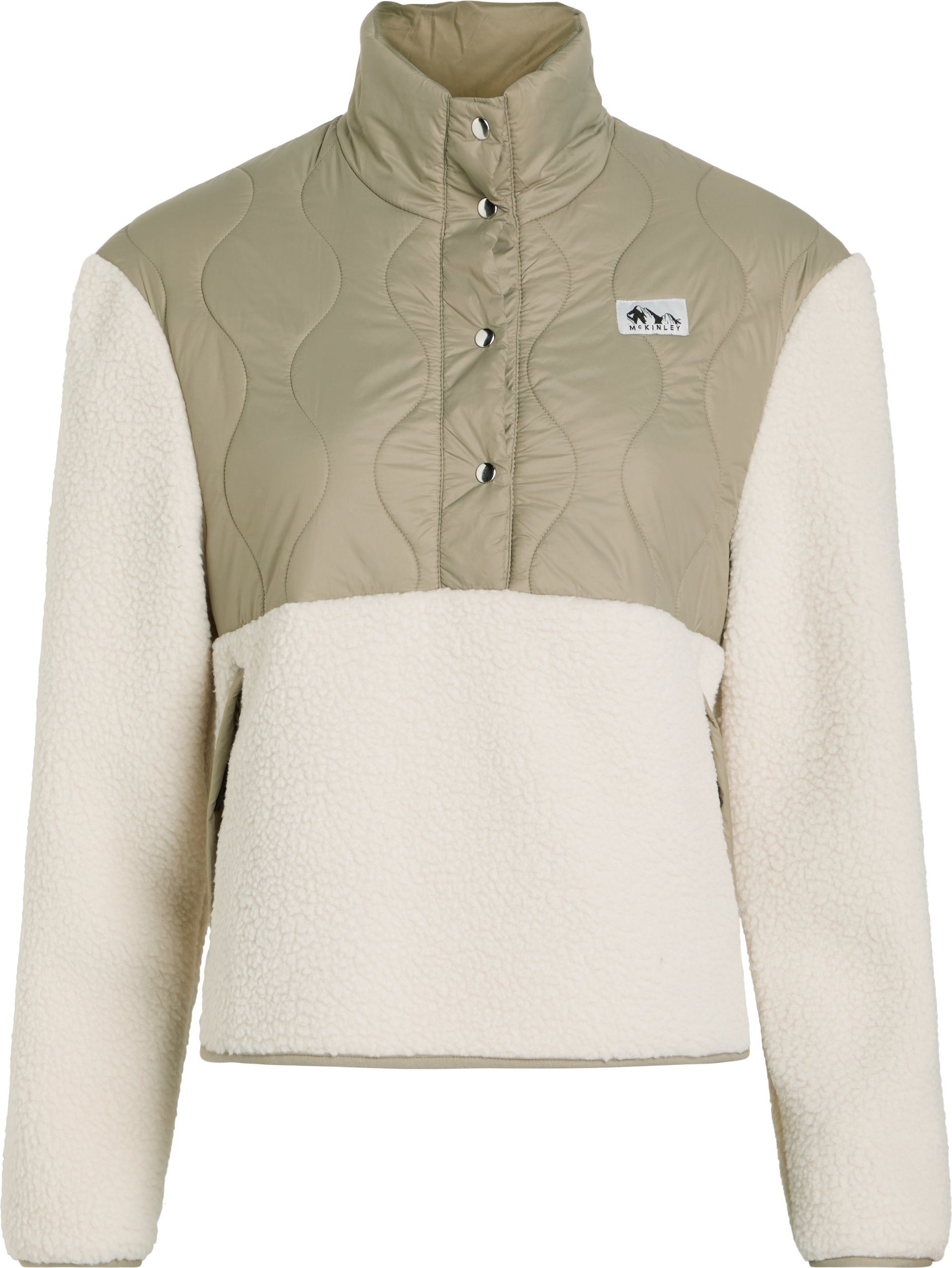 McKINLEY Outdoorjacke Da.-Pullover Fleur HS W GREY LIGHT/BROWN SMO