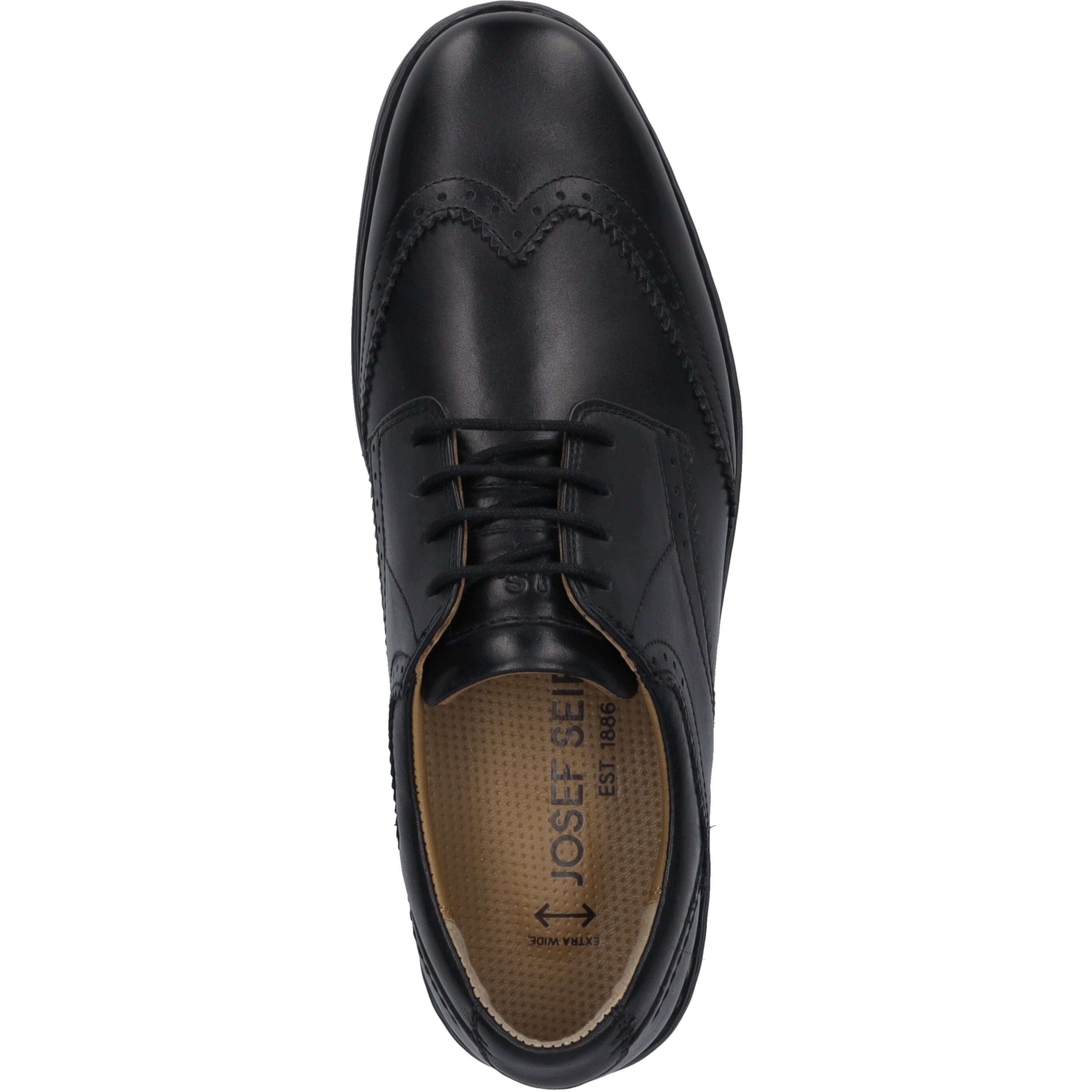 Josef Seibel Alastair 14, schwarz Schnürschuh