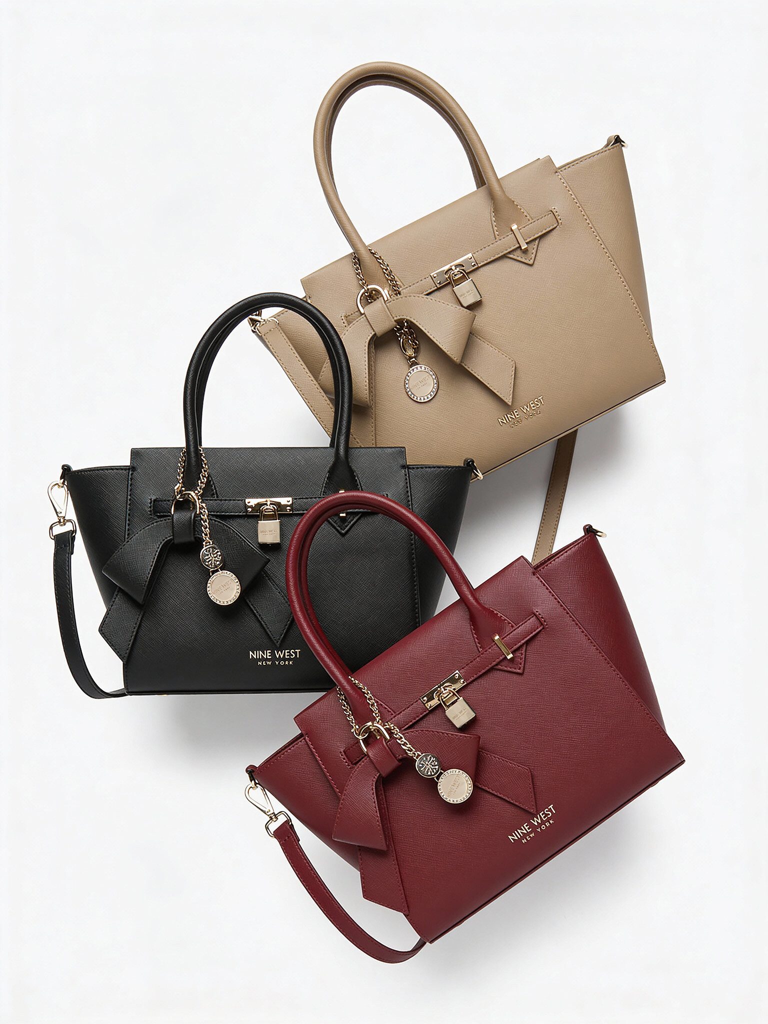 Nine West Handtasche Nine West Damenhandtasche Schwarz CHELSEA-CHARM-II-LX10185