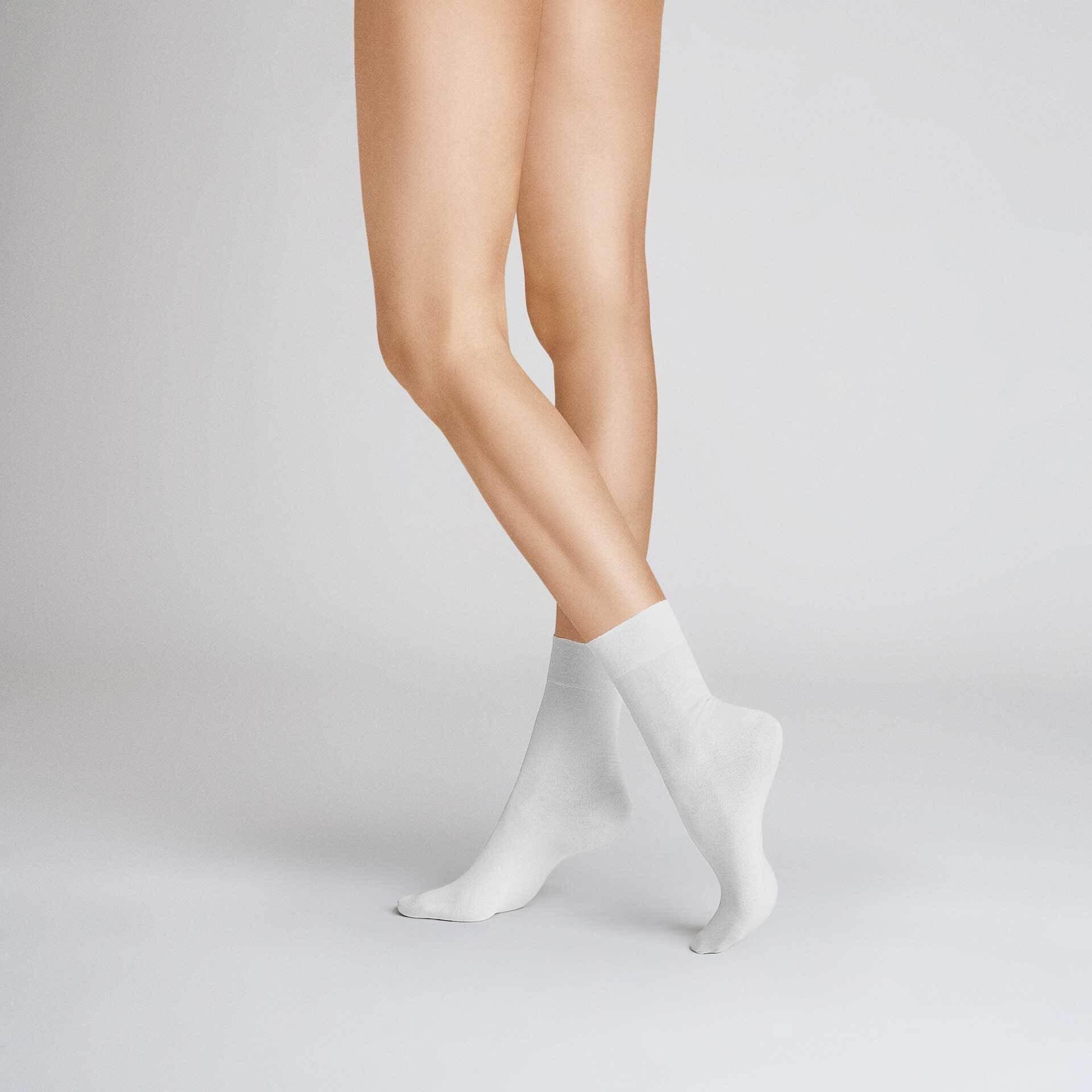 Hudson Basicsocken RELAX LIGHT (1-Paar) Weiche Söckchen in Feinstrickqualität für jede Jahreszeit White 0008 | Socken