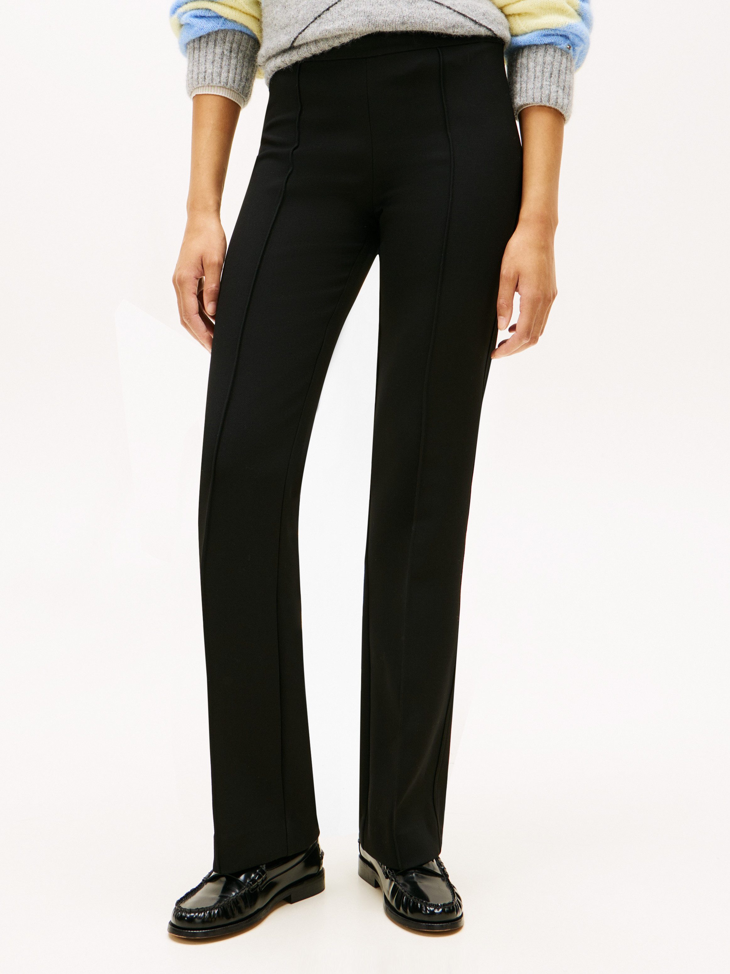 Tommy Hilfiger Anzughose PUNTO KICK FLARE PANT in ausgestellter Form