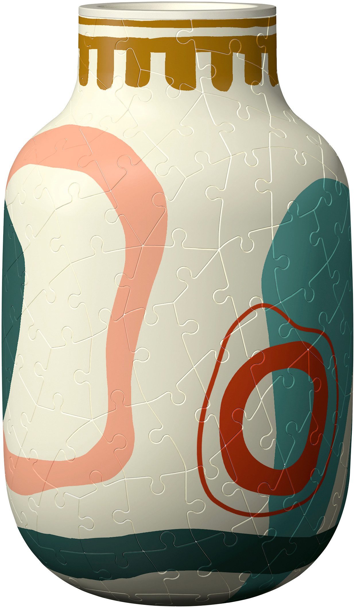 Ravensburger 3D-Puzzle Vase Organic Beige, 162 Puzzleteile, Made in Europe