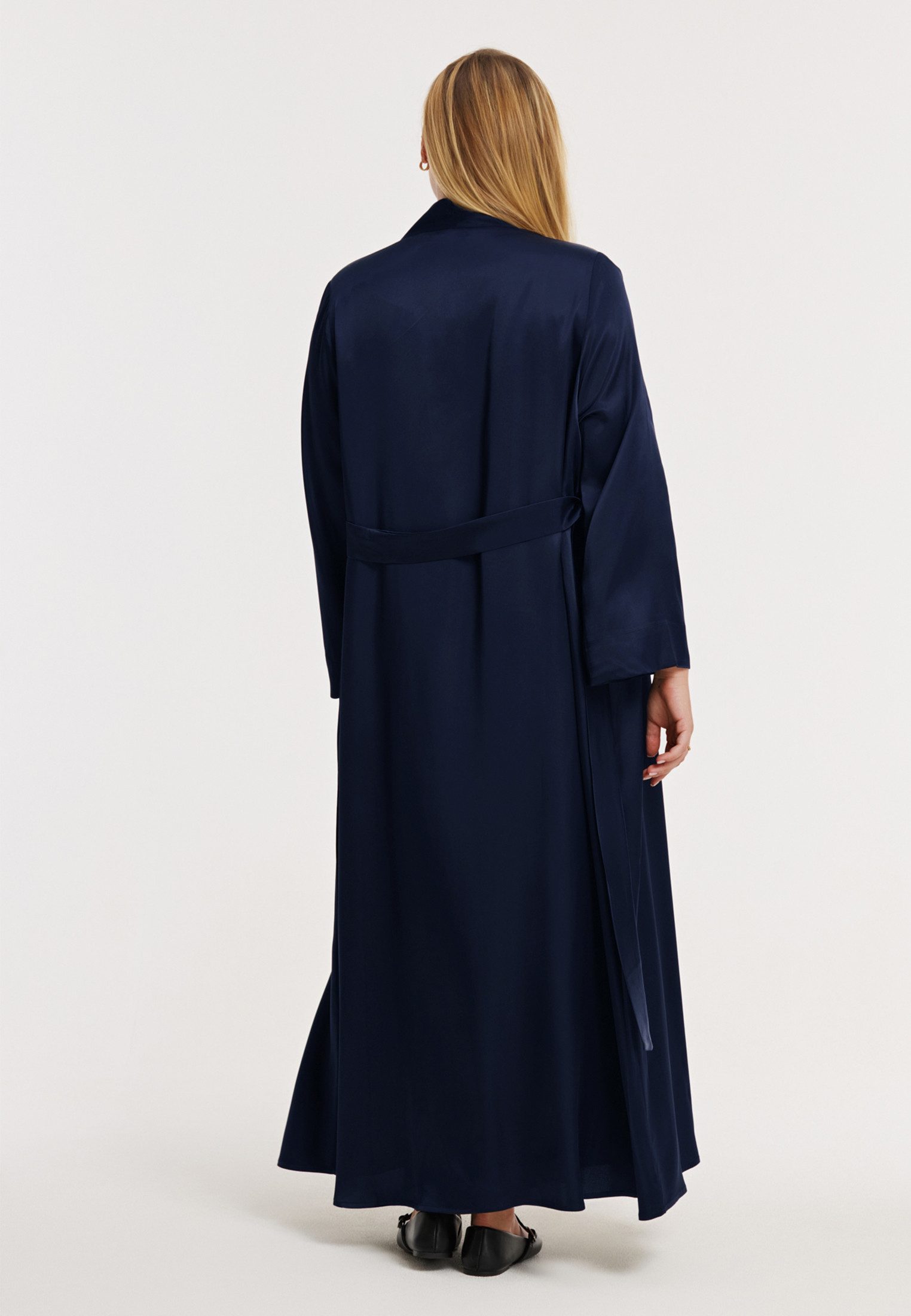 YOEK A-Linien-Kleid Damen mit Langarm Kleid mit langen Ärmeln