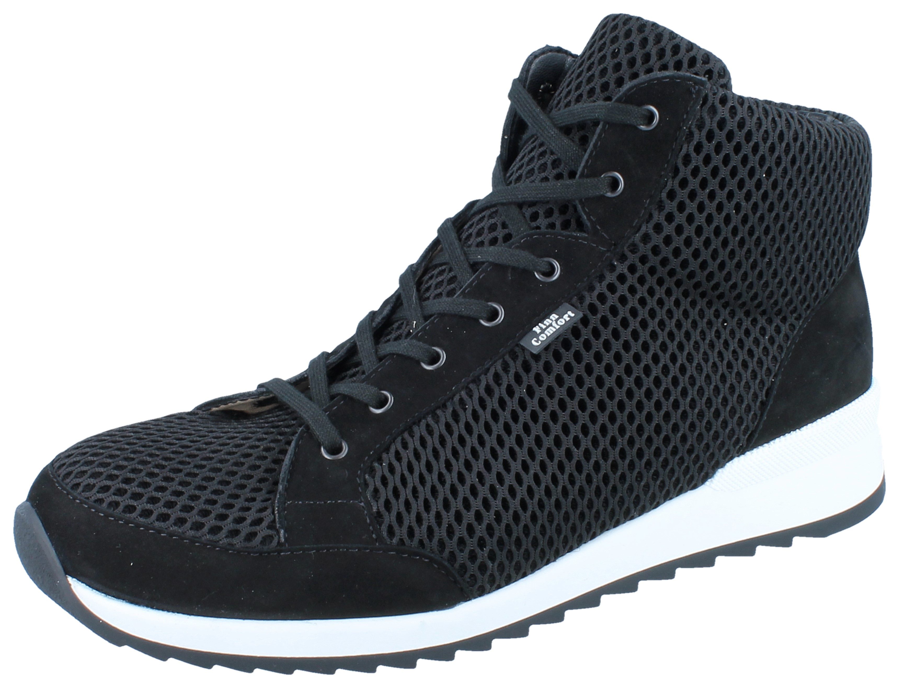 Finn Comfort FINN COMFORT Linares Damen Schnürschuhe knöchelhoch schwarz Stiefel Wechselfußbett