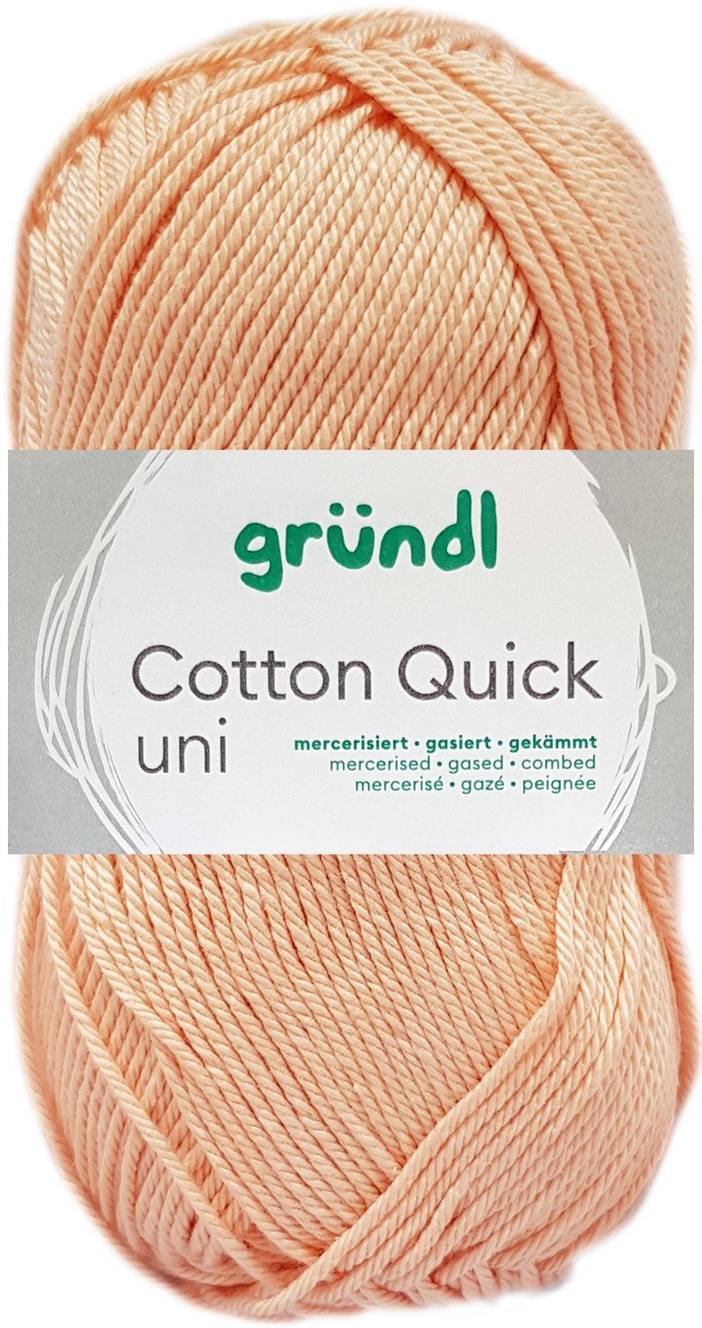 Gründl 50 Gramm Gründl Cotton Quick Uni Farbauswahl Häkelwolle