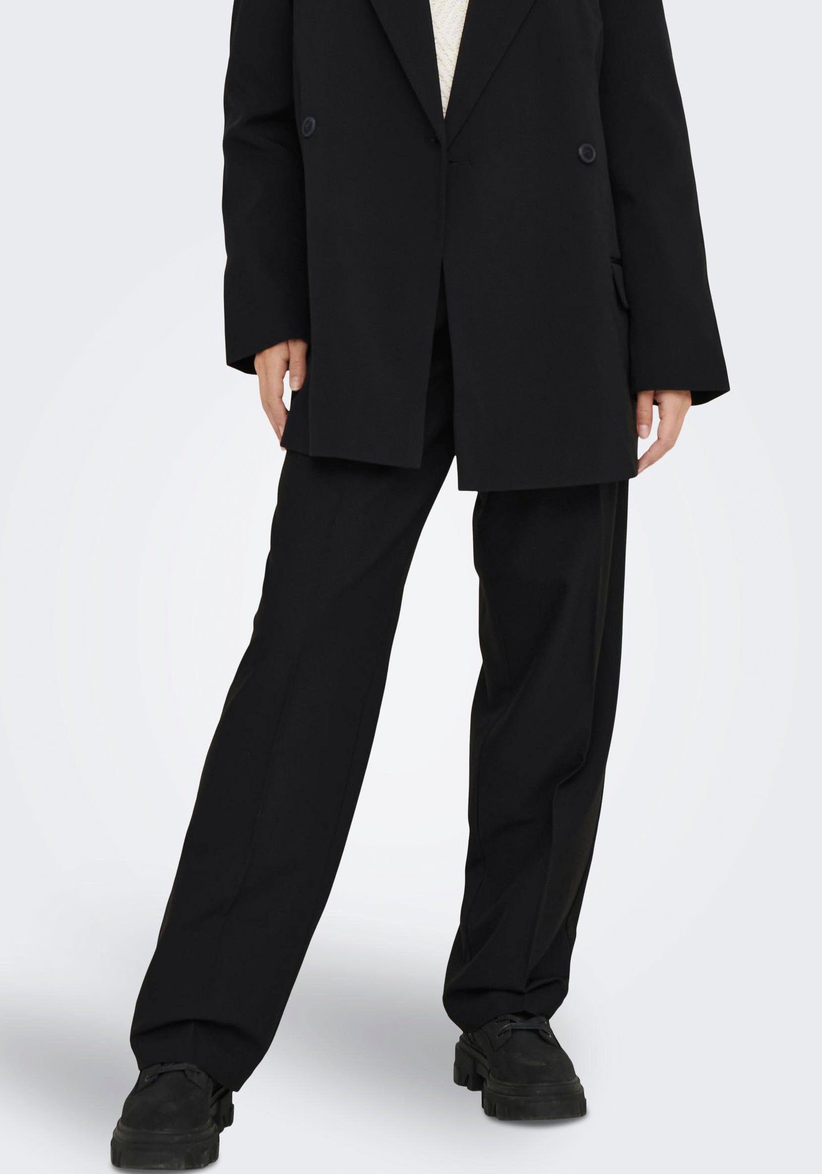 ONLY Anzughose ONLMATHILDE HW WIDE PANT TLR, Pflegeleichte Web-Qualität mit  Viskose und Stretch