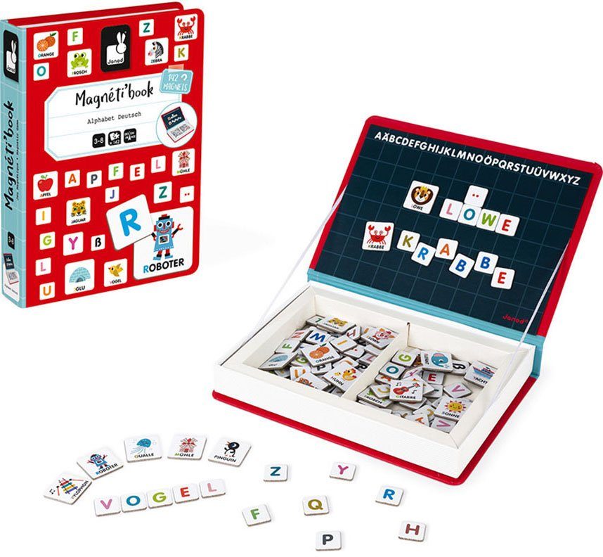 Magnetbuch Janod Alphabet Lernspielzeug -