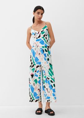 s.Oliver Stoffhose Regular: Culotte mit Allover-Print