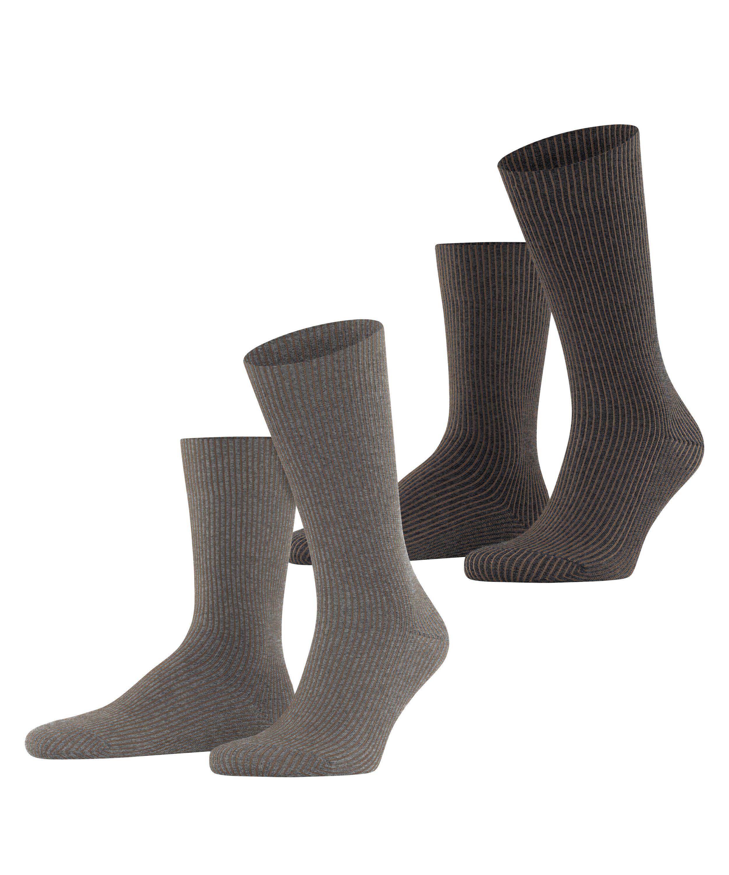 Socken Vertical Stripe 2-Pack