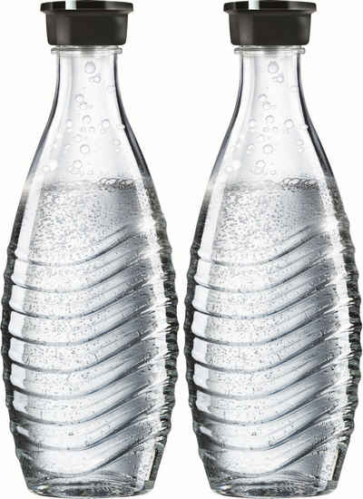 SodaStream Wassersprudler Flasche, (Set, 2-tlg), passend für die SodaStream Modelle Crystal und Penguin
