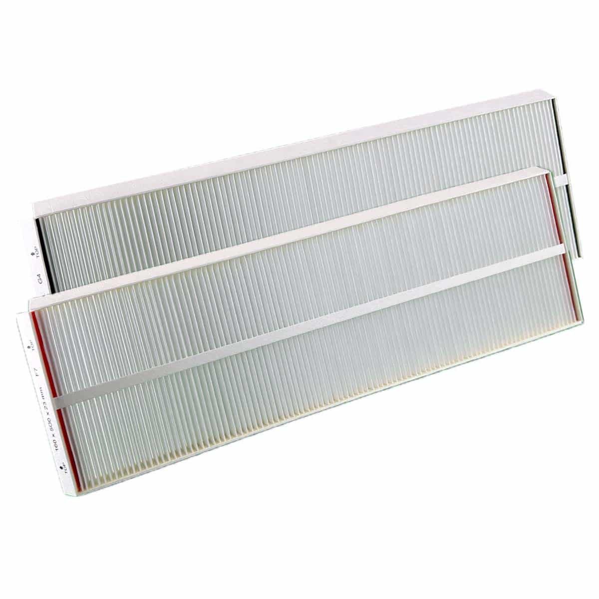 AIR2GO Ersatzfilter Filterset F7 + G4 Filter für Zehnder ComfoAir Q350, Q450, Q600, E350, Zubehör für KWL-Filter für ZEHNDER ComfoAir Q350, ComfoAir E350, ComfoAir Q450, ComfoAir Q600, Passend für Lüftungsanlage von ZEHNDER