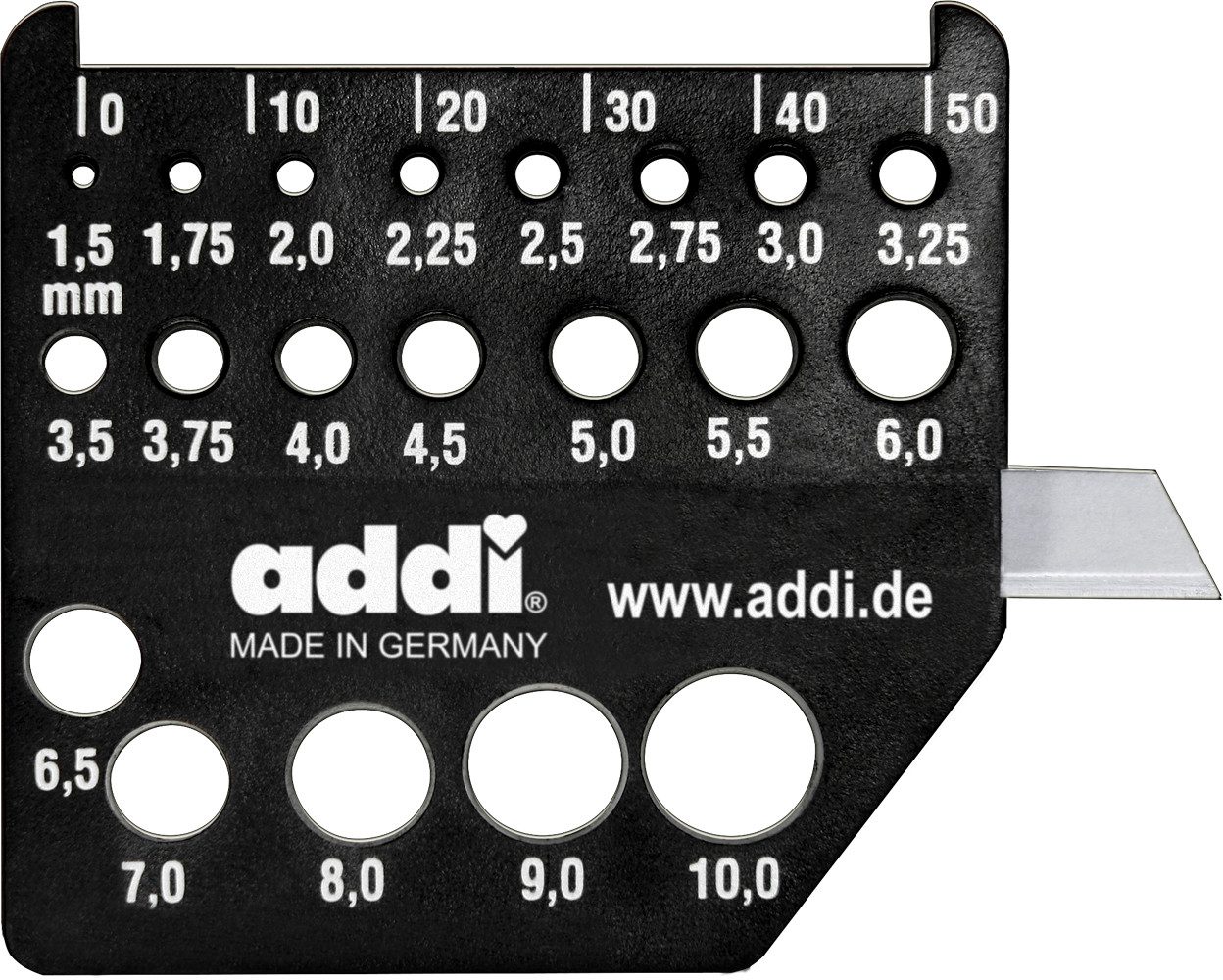 addi Maßband Nadelmaß, mit Messer