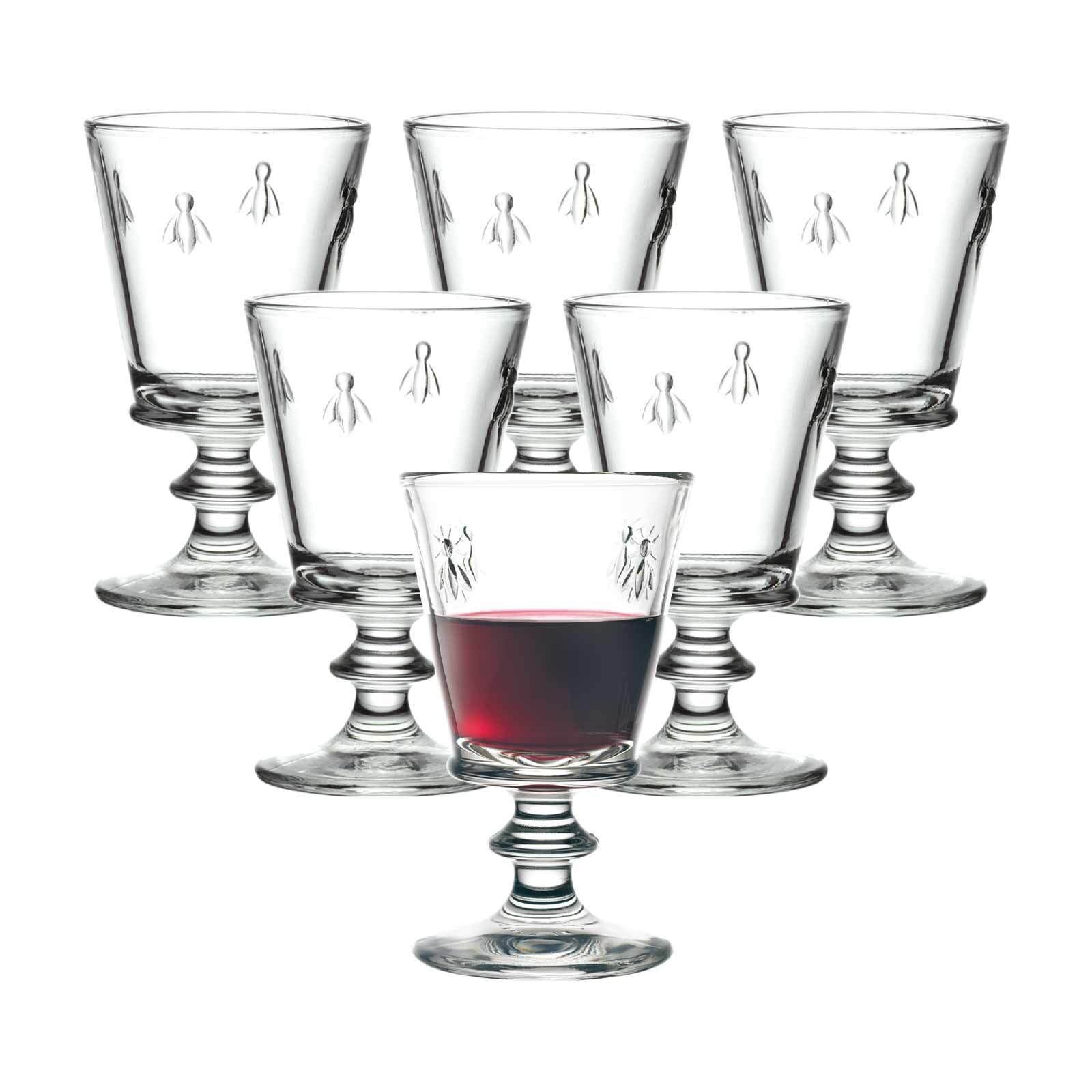 La Glas 240 Weißweinglas ml Abeille Biene Weingläser Set, Rochere 6er