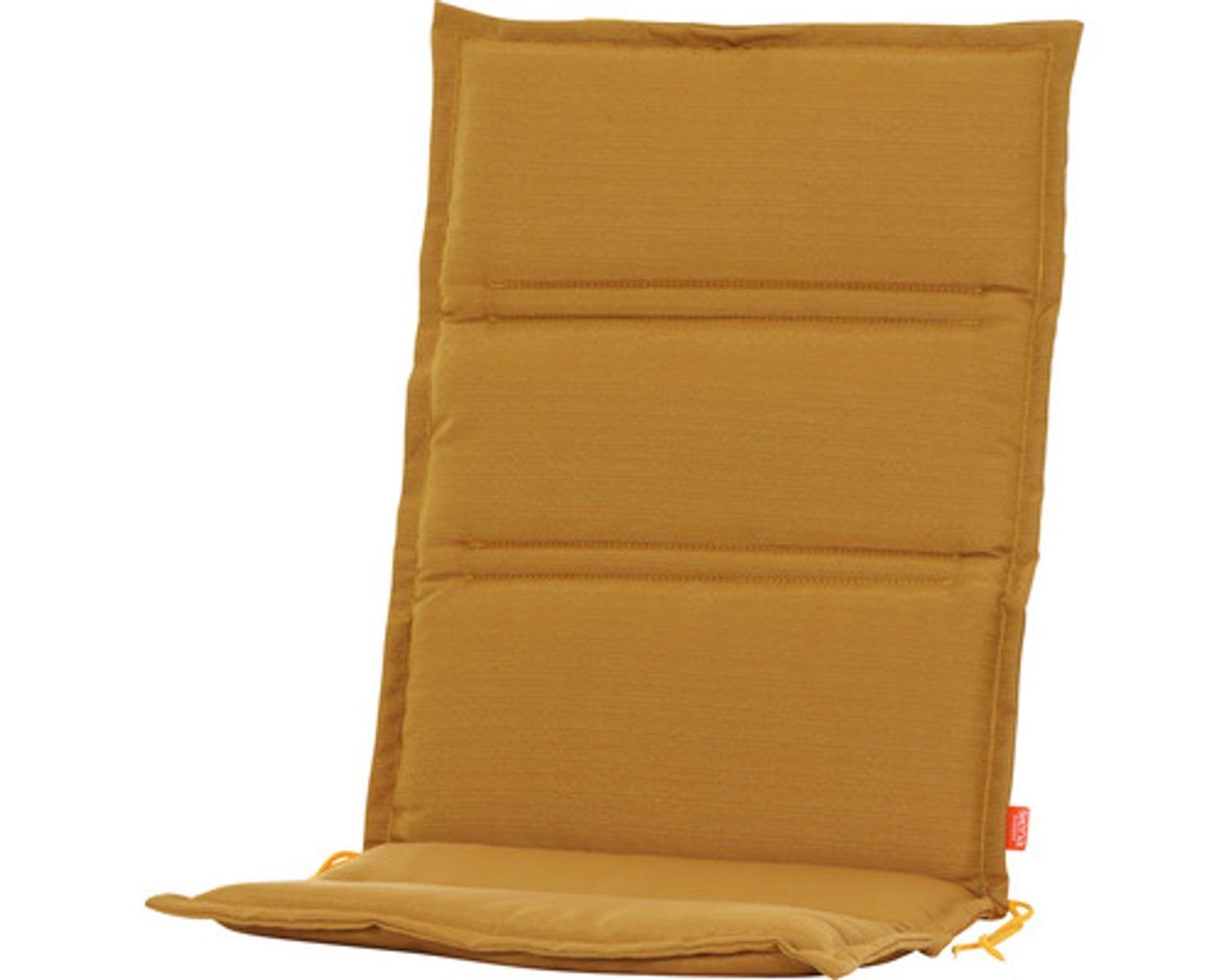 Siena Garden Sesselauflage CENTAURI Sesselauflage Uni ocker 110x48x3cm Sitzkissen Stuhlkissen