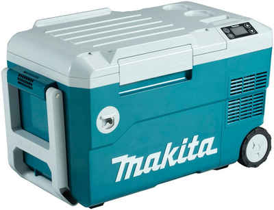Makita Trolley-Kühlbox Kühl- und Wärmebox, DCW180Z, 20 l, 20 Liter, 18V, 12V/24V KFZ, 230V, ohne Akku und Ladegerät
