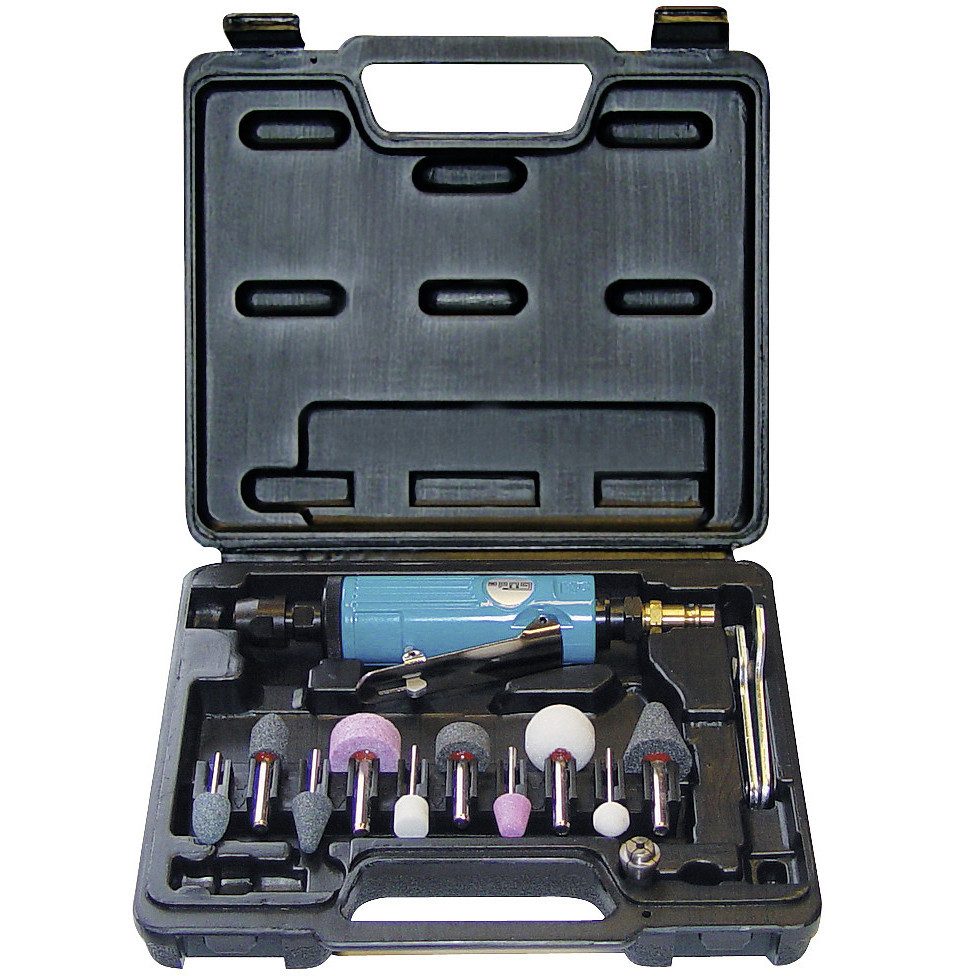 Güde Kompressor Güde Druckluft Einhandabschleifer-Set 15-teilig