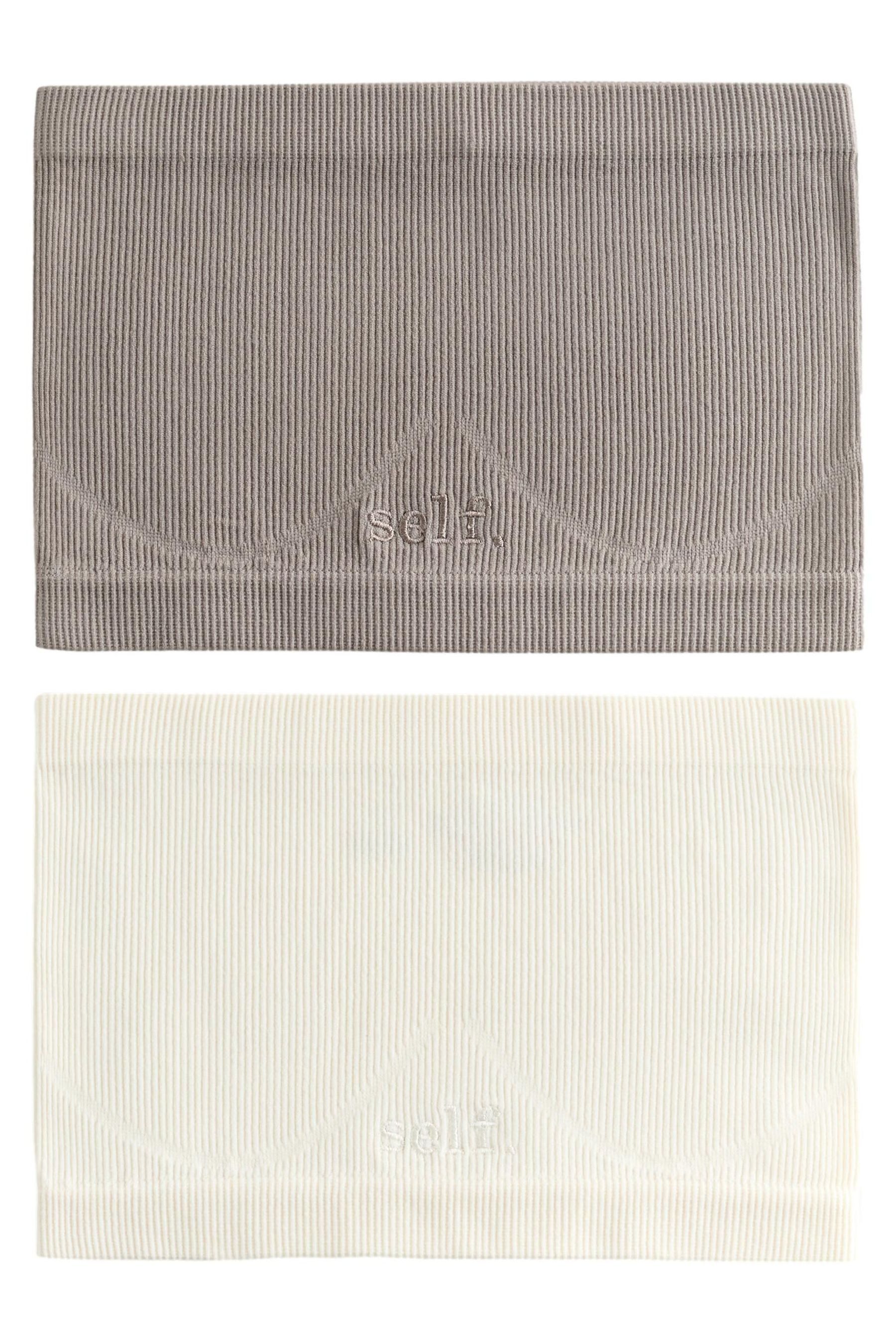 self Bandeau-BH Self. Gerippte Bandeau-BHs, 2er-Pack (2-tlg)
