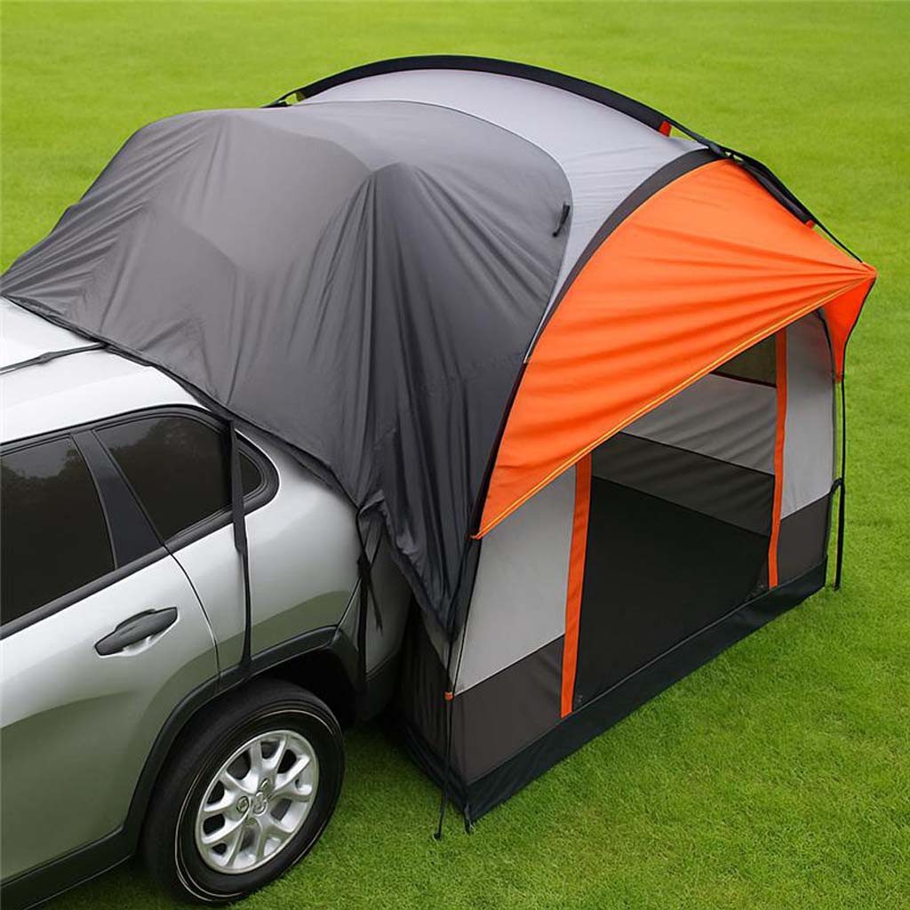 Vanit Bikerzelt Heckzelt Auto/Autovorzelt/Kuppelzelt 1-2 Personen freistehend ME64 ora