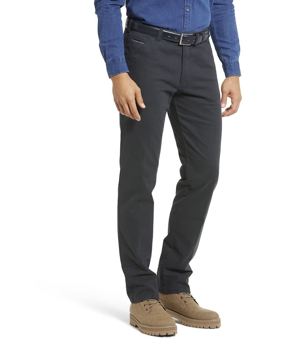 MEYER 5-Pocket-Jeans MEYER CHICAGO anthrazit 2-5566-08 - BI-COLOUR MICRO DESIGN