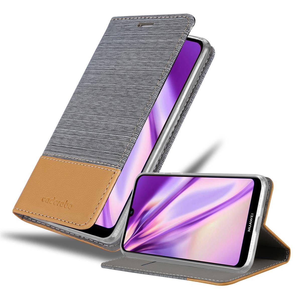 Cadorabo Handyhülle für Huawei Y6S Hülle Huawei Y6S, Klappbare Handy Schutzhülle - Hülle - mit Standfunktion und Kartenfach