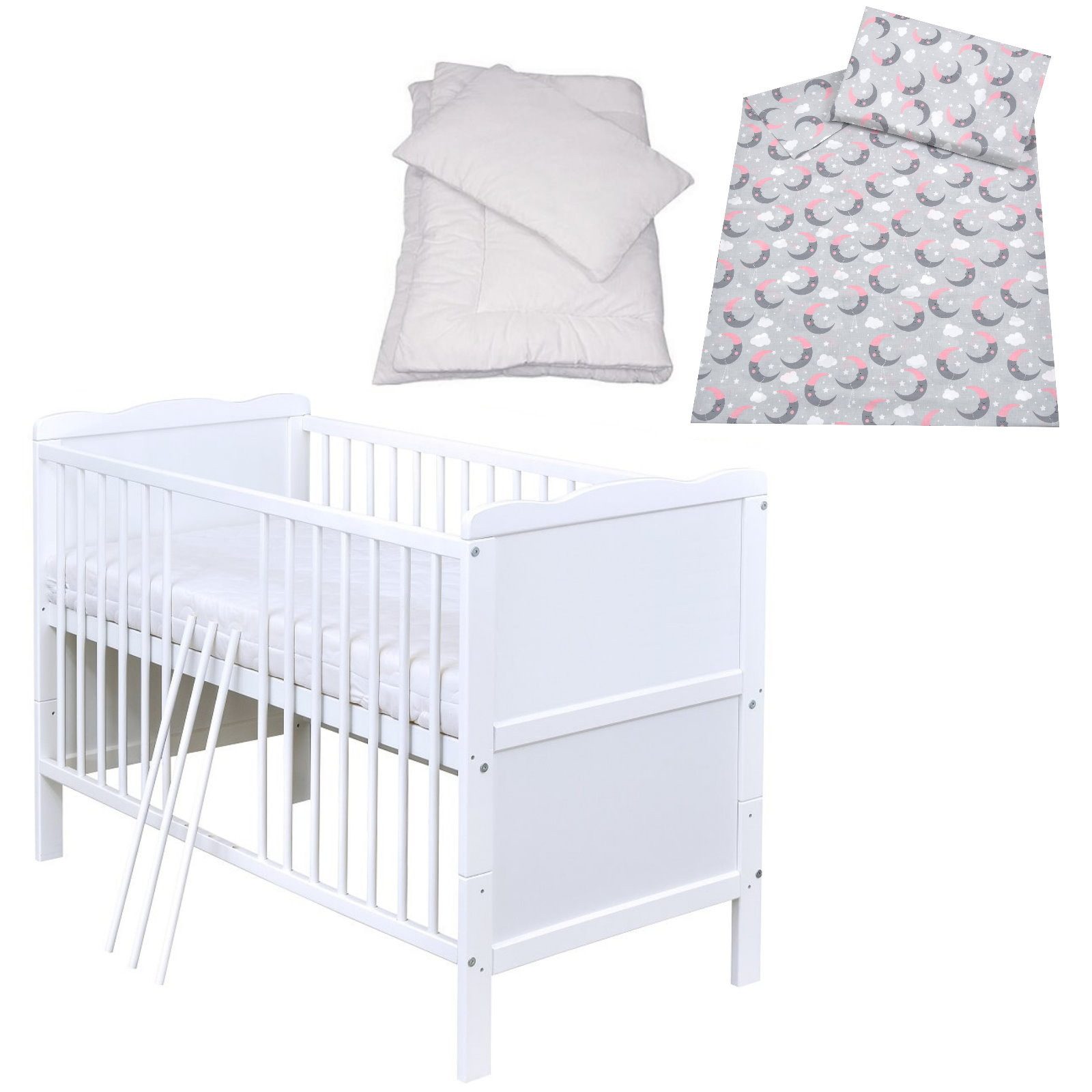 Baby-Delux Komplettbett Babybett Max Komplettset, 8-tlg., günstig online kaufen